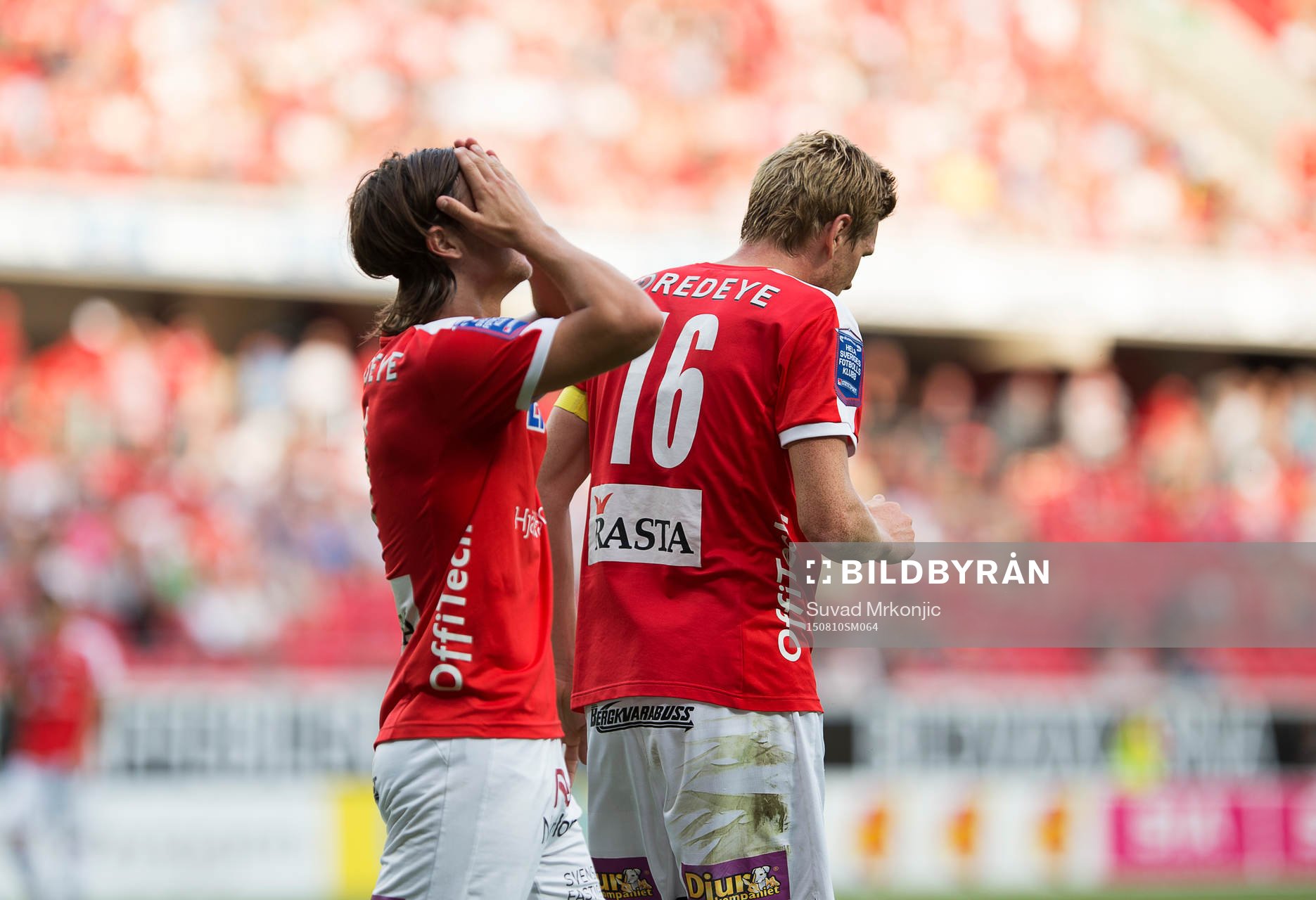 Kalmars Marcus Antonsson och Viktor Elm deppar