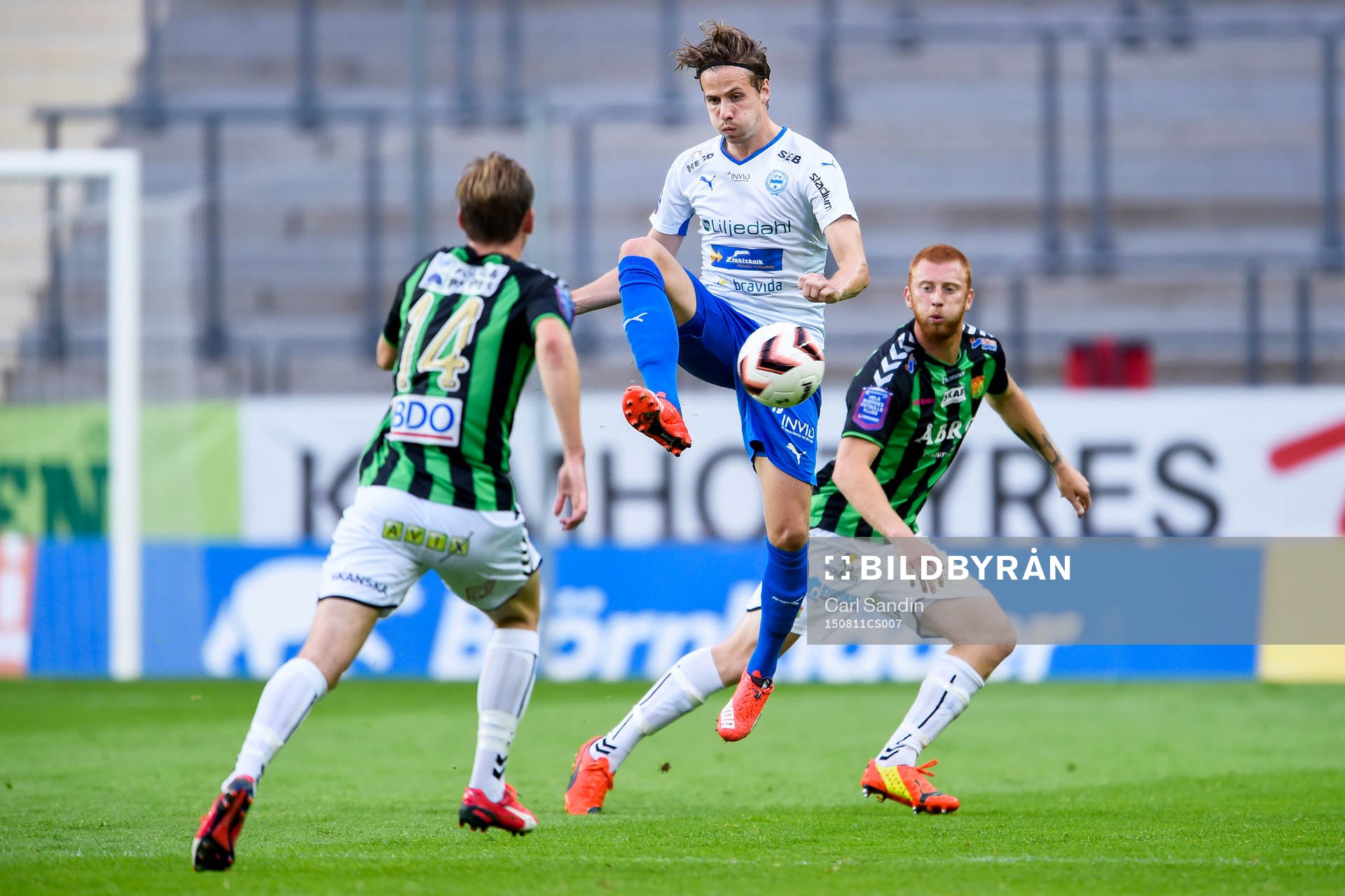Värnamos Sebastian Göransson och GAIS Arnar Bragi