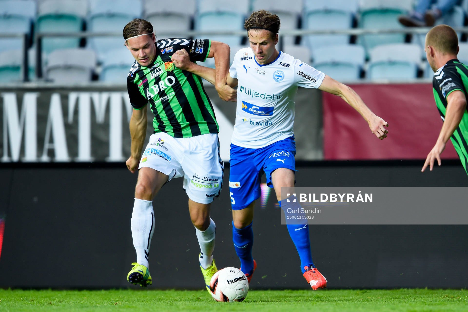 GAIS Danny Ervik och Värnamos Sebastian Göransson