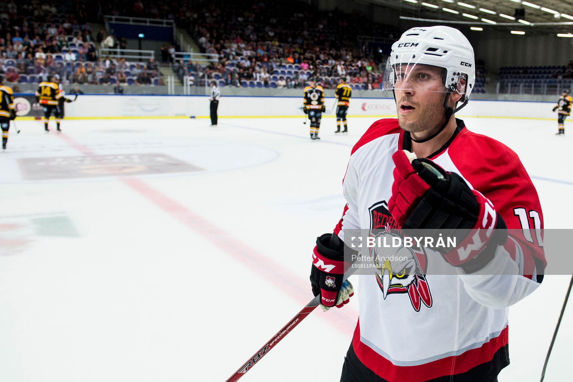 Malmö Redhawks Joey Tenute jublar