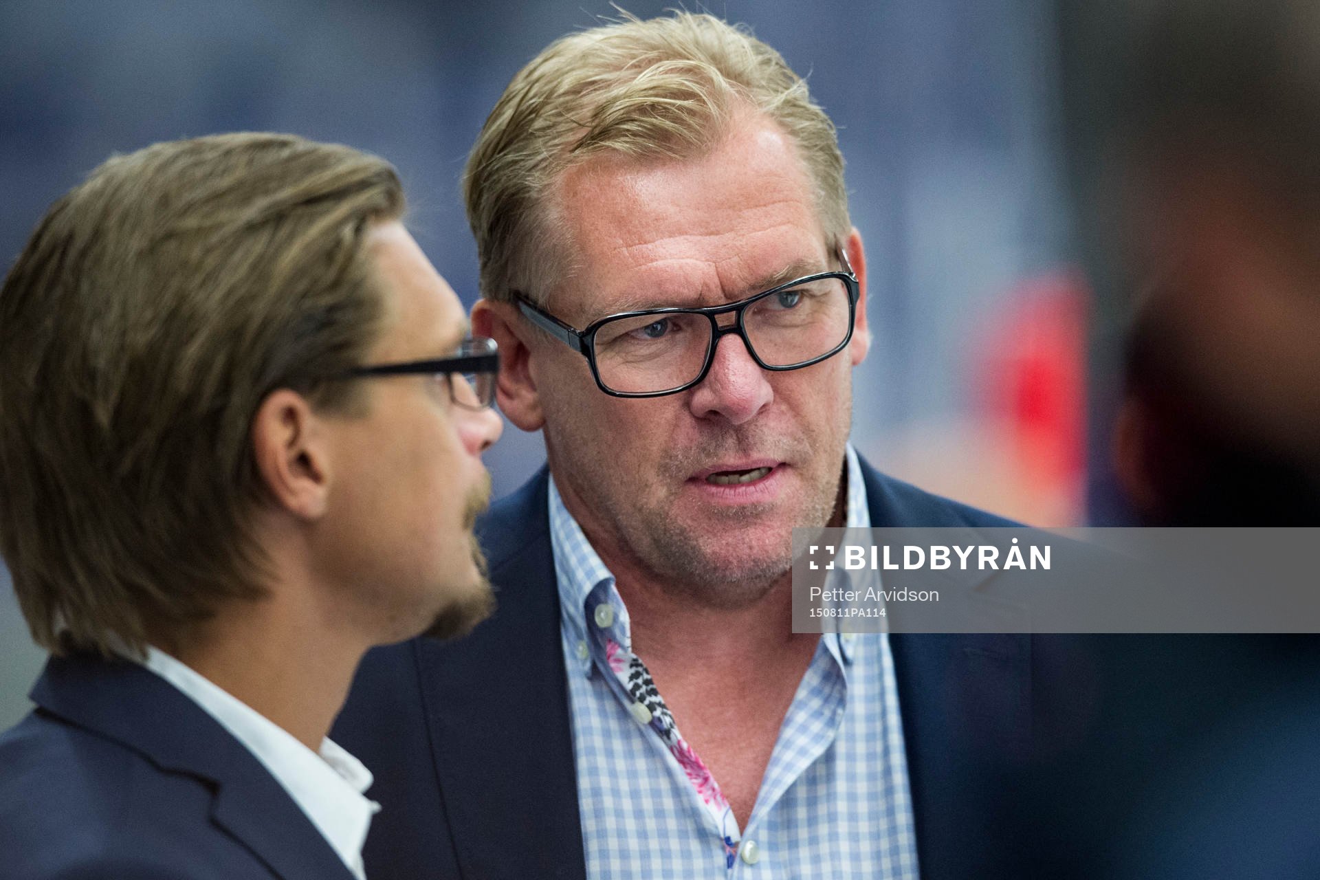 Malmö Redhawks tränare Björn Hellkvist och VD och