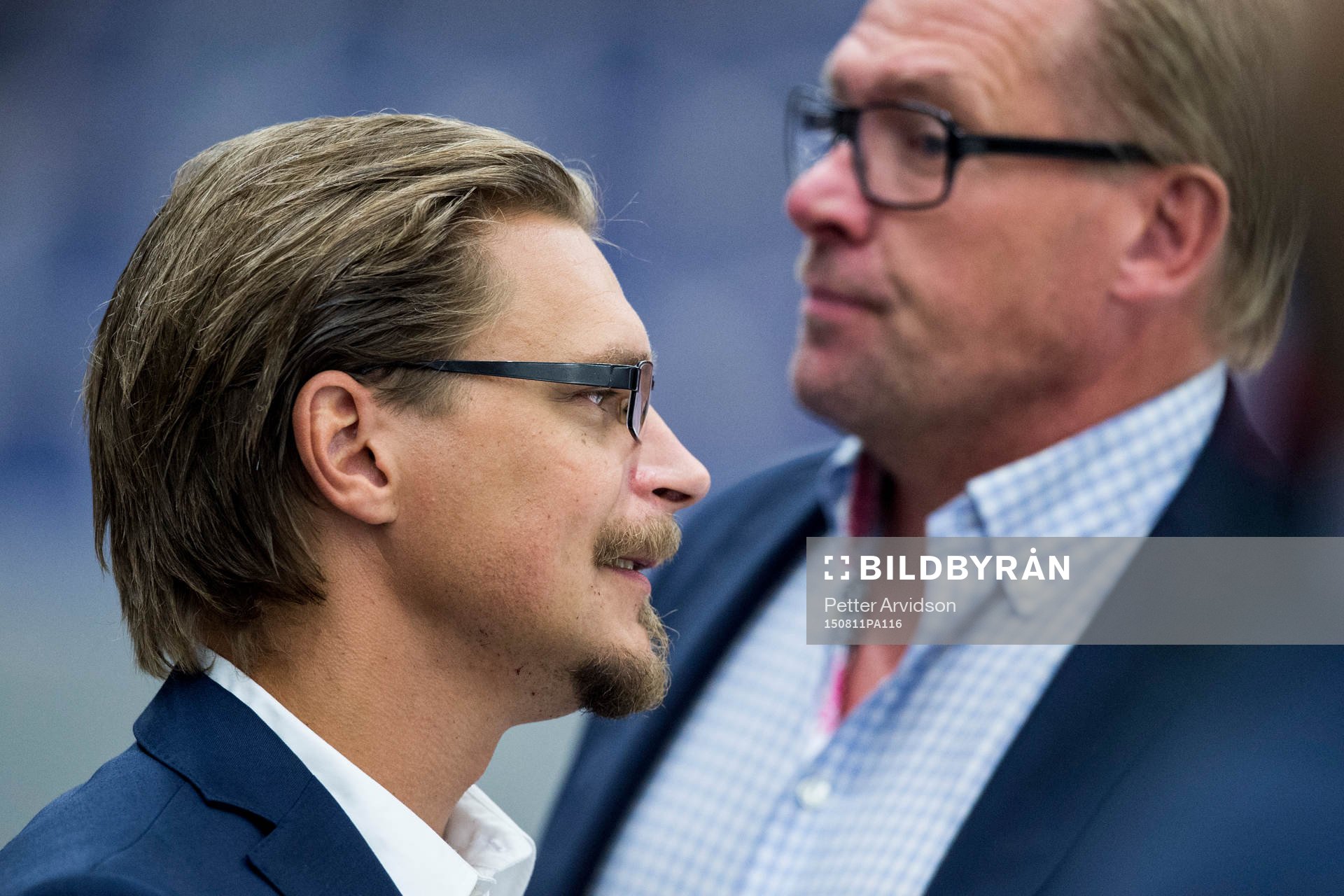 Malmö Redhawks tränare Björn Hellkvist och VD och