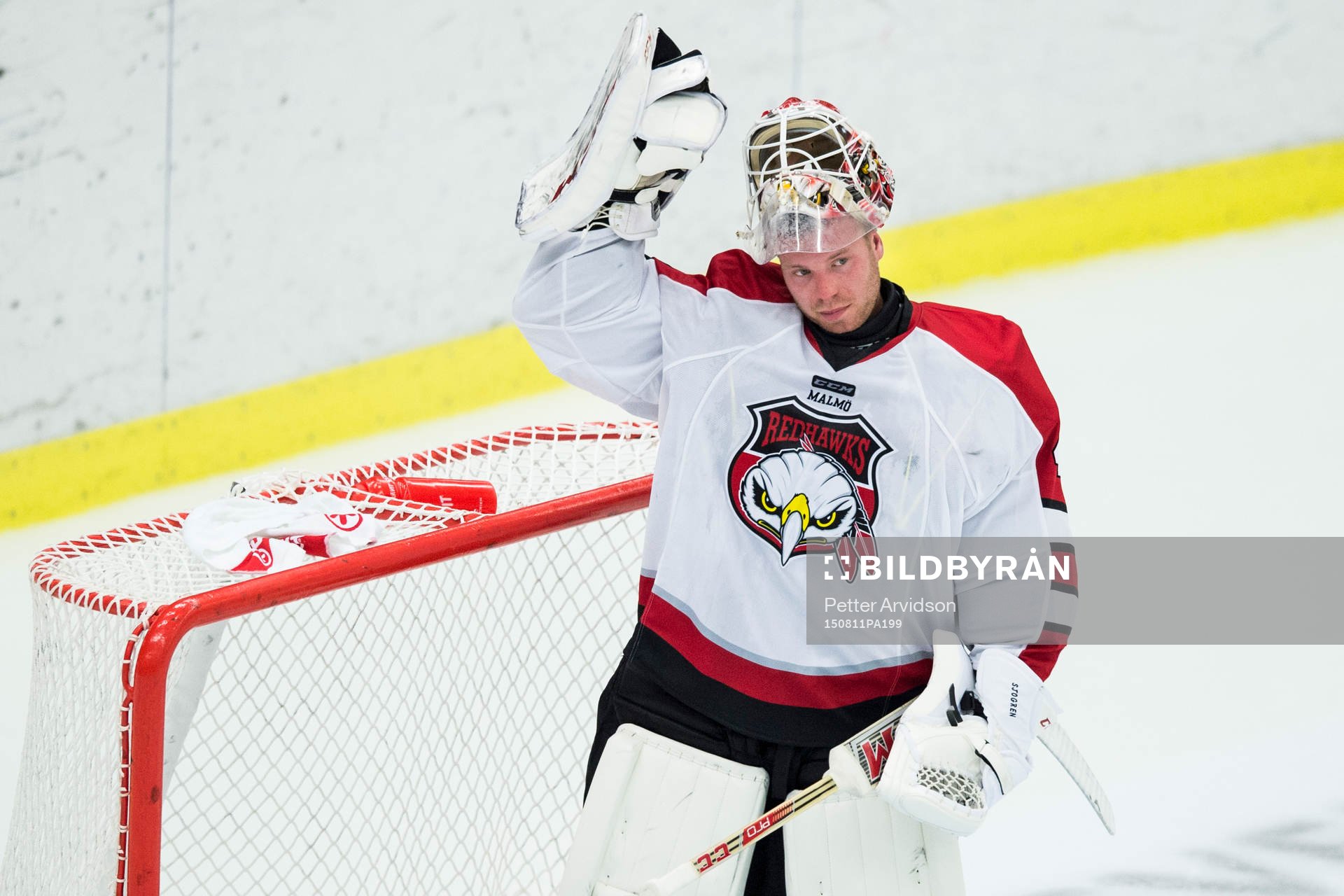 Malmö Redhawks målvakt Pontus Sjögren
