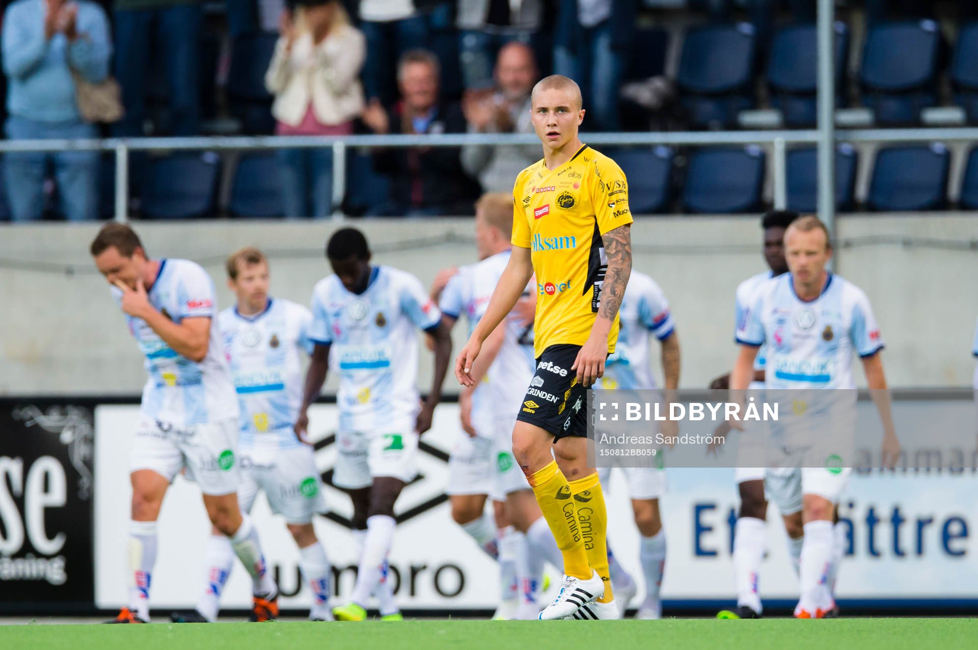 Elfsborgs Sebastian Holmén ser deppig ut