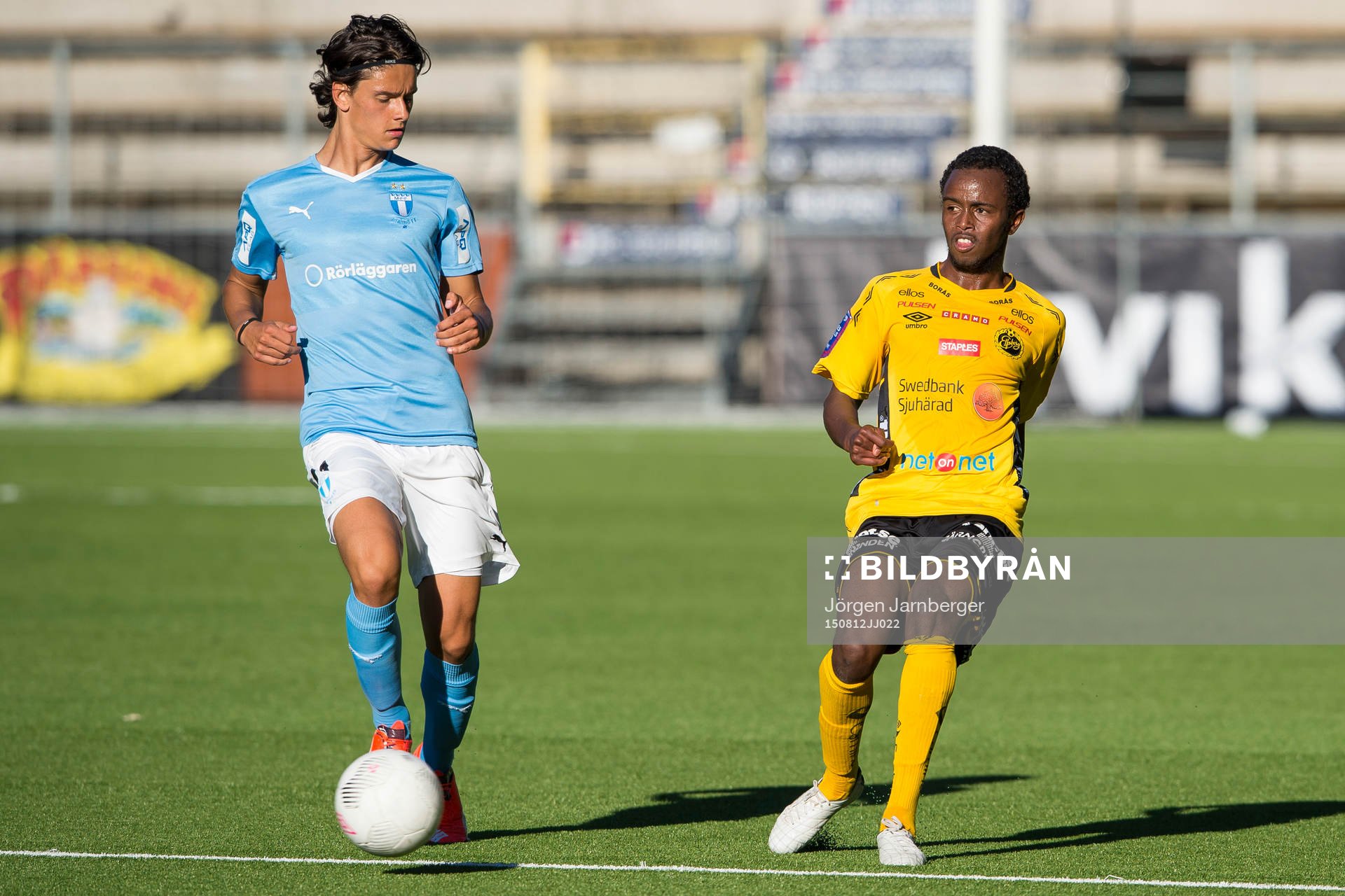 Elfsborgs Mohamud Guyo och Malmö FFs Emin Karaman