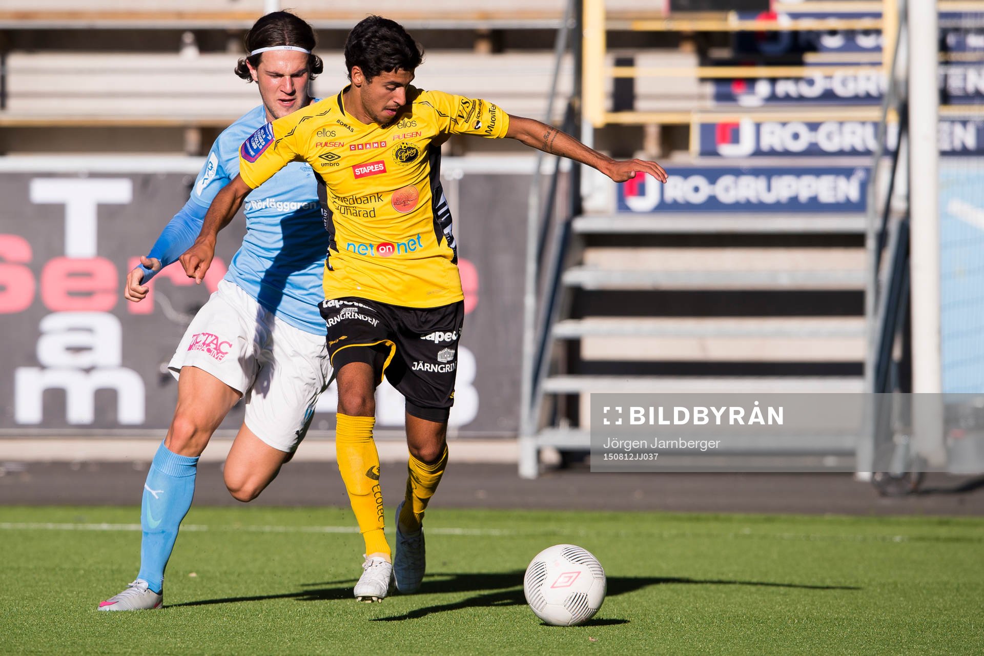 Elfsborgs Rami Kaib och Malmö FFs Oliver Stojanovic Fredin
