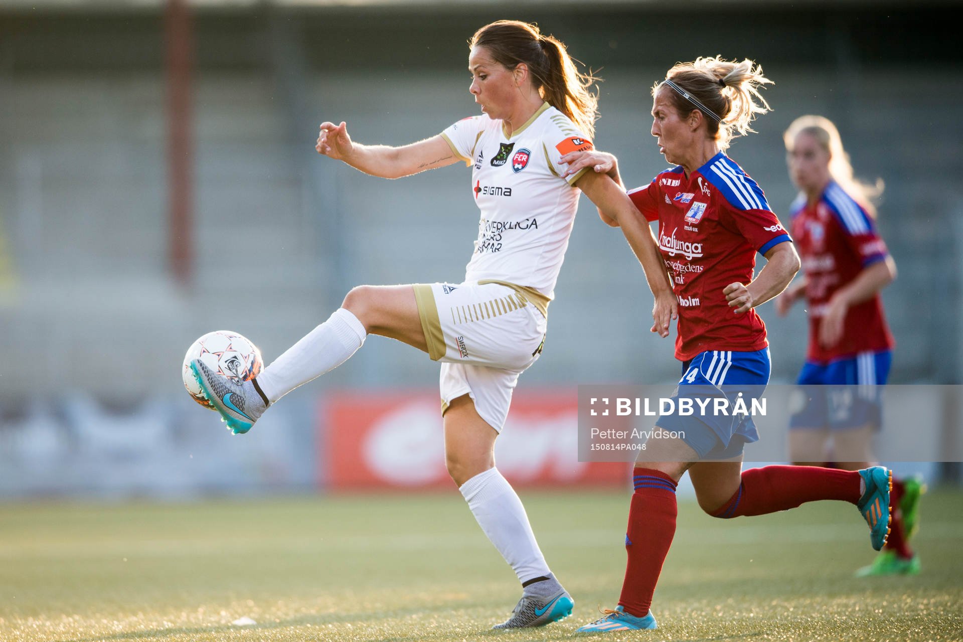Rosengårds Sara Björk Gunnarsdottir och Vittsjös Kirsty
