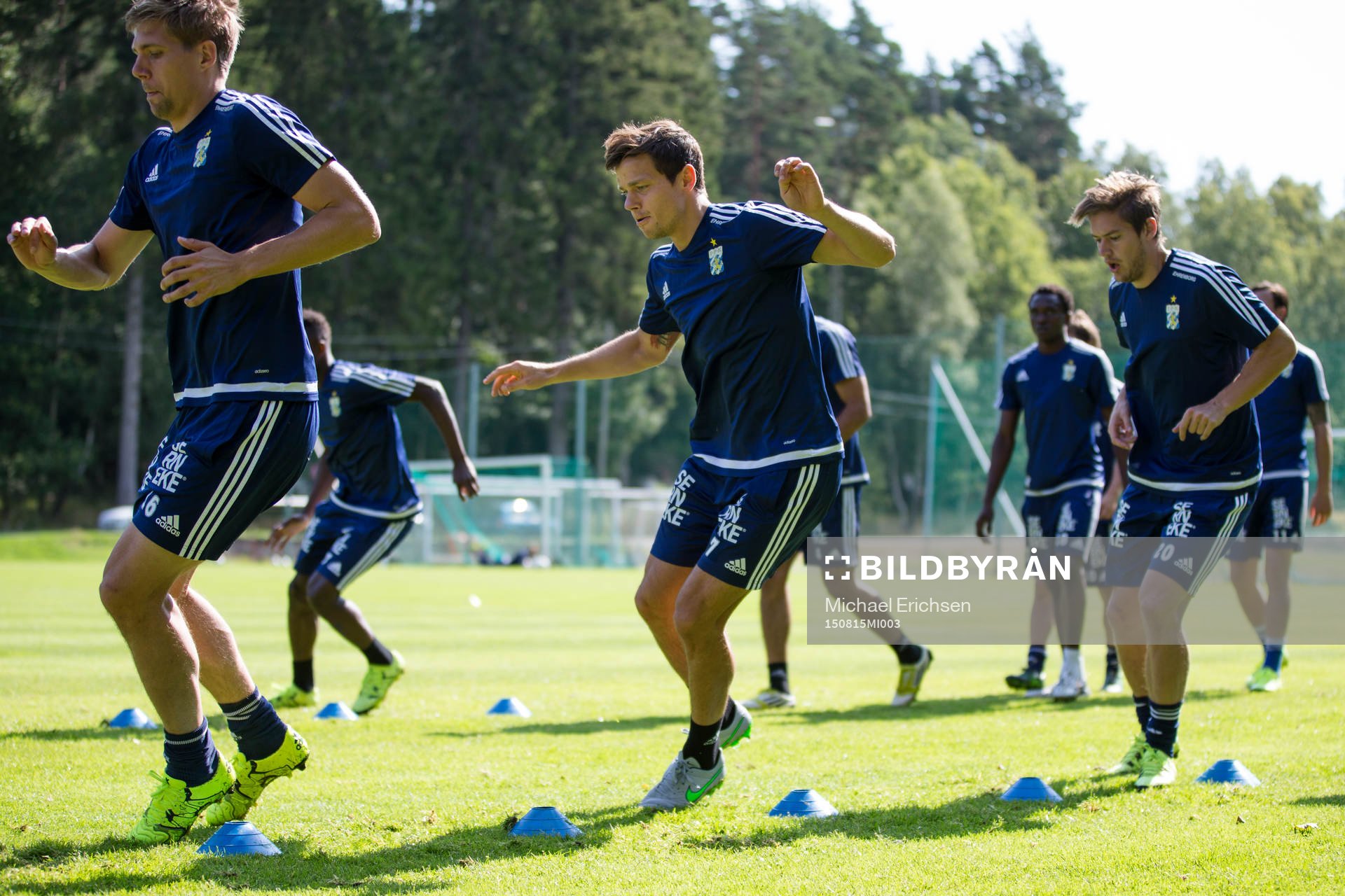 IFK Göteborgs Mikael Boman, Mads Albaek och Victor Sköld