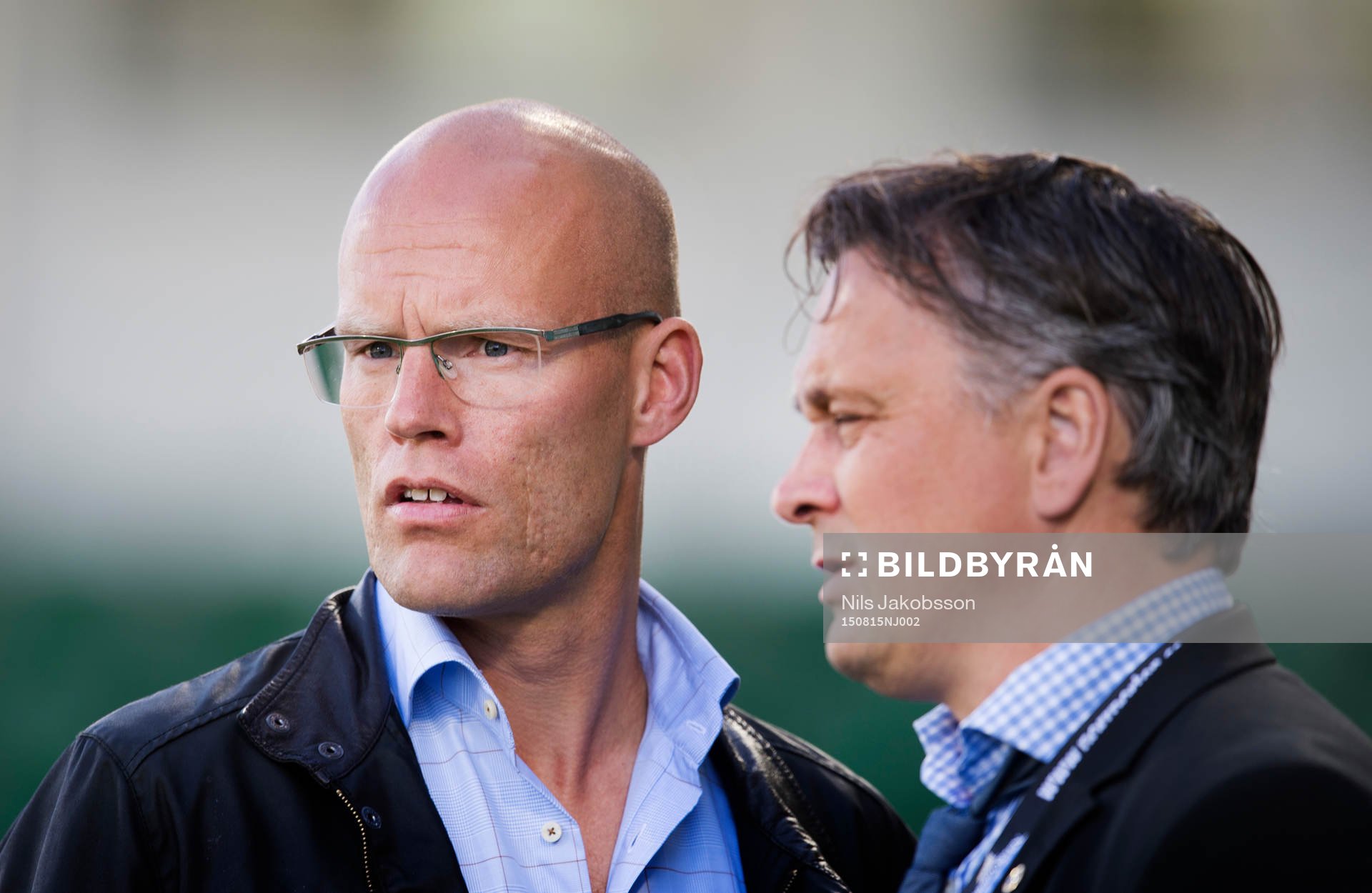Sundsvalls tränare Joel Cedergren och sportchef Urban