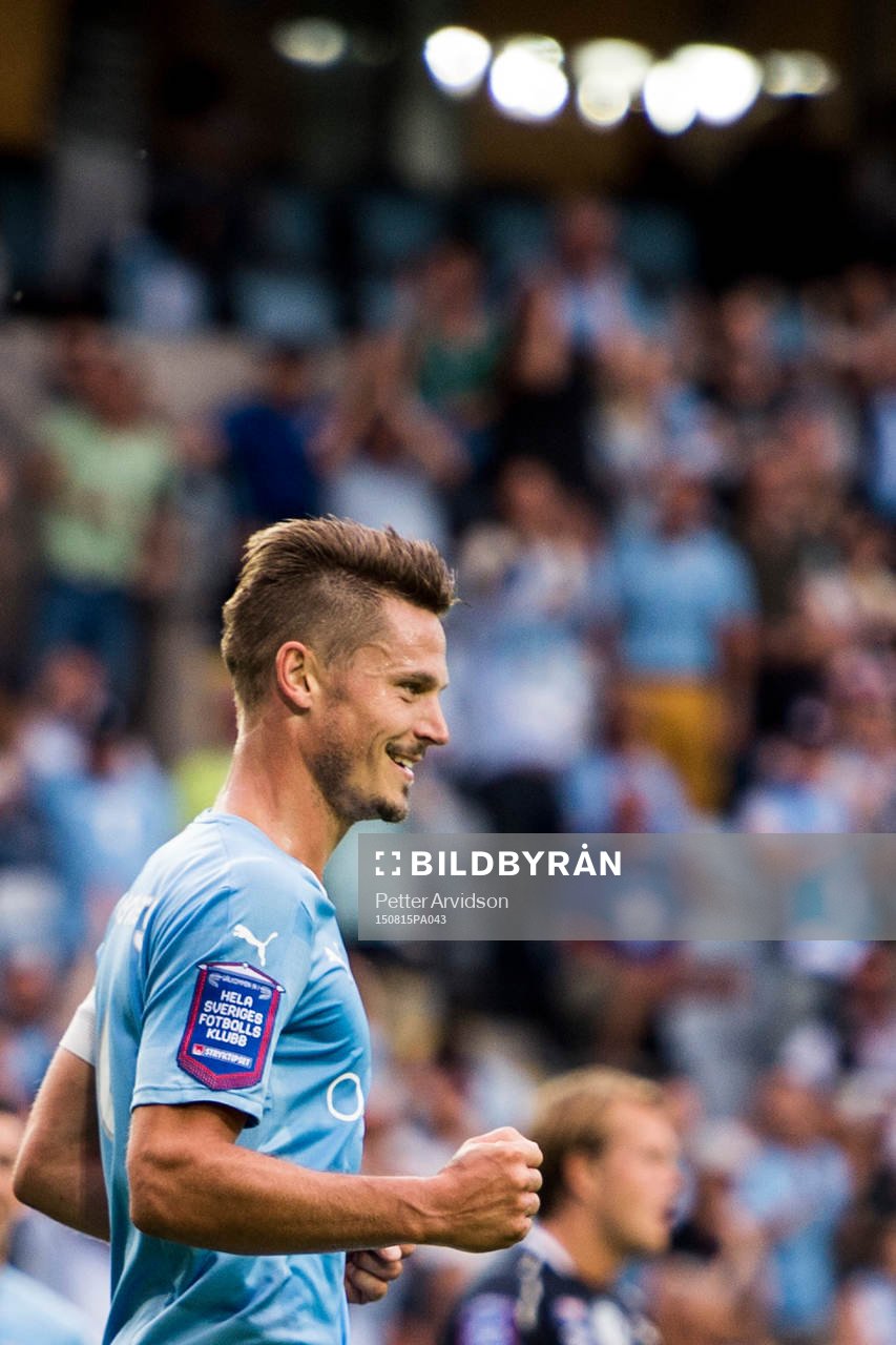 Malmö FFs Markus Rosenberg jublar