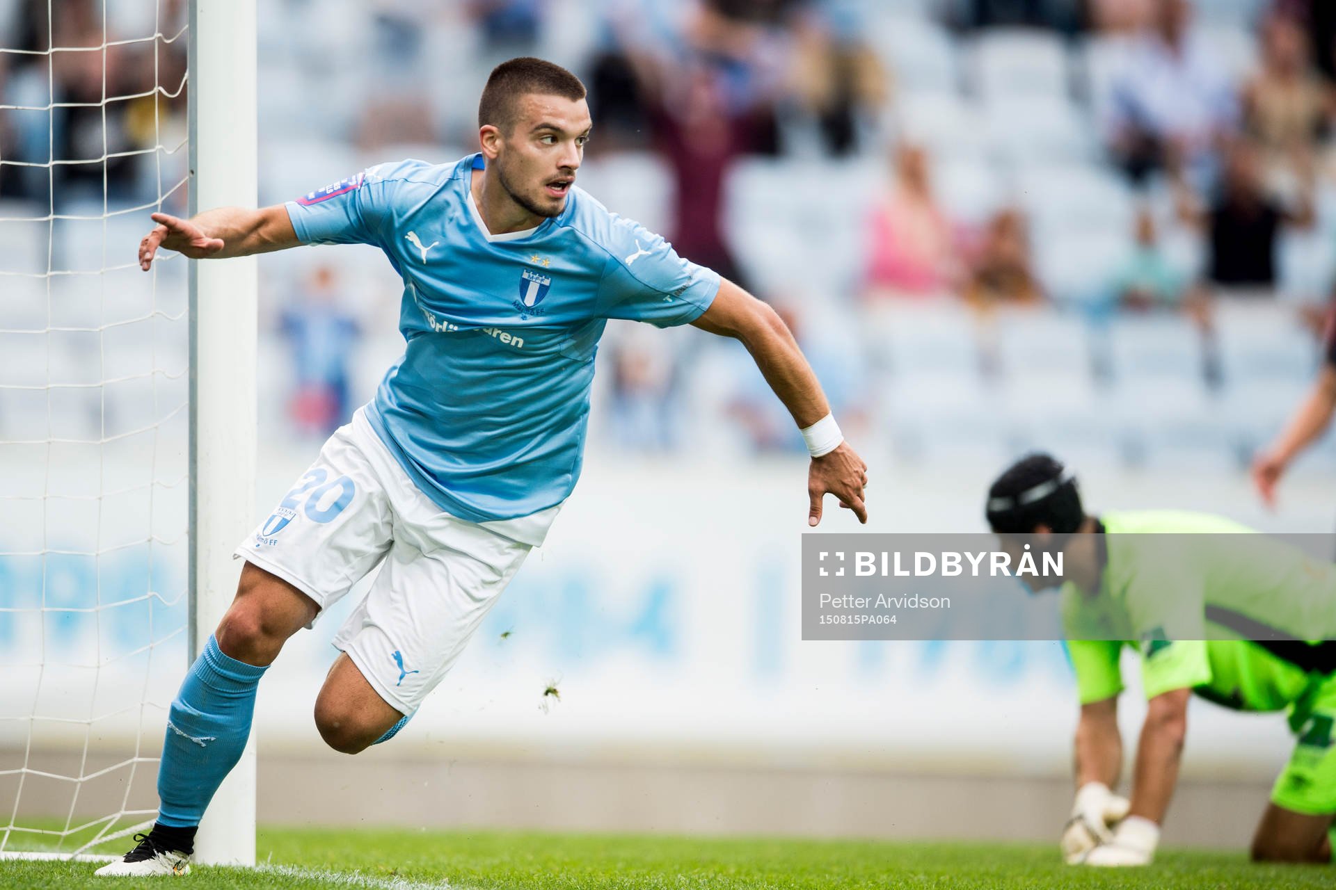 Malmö FFs Vladimir Rodic jublar
