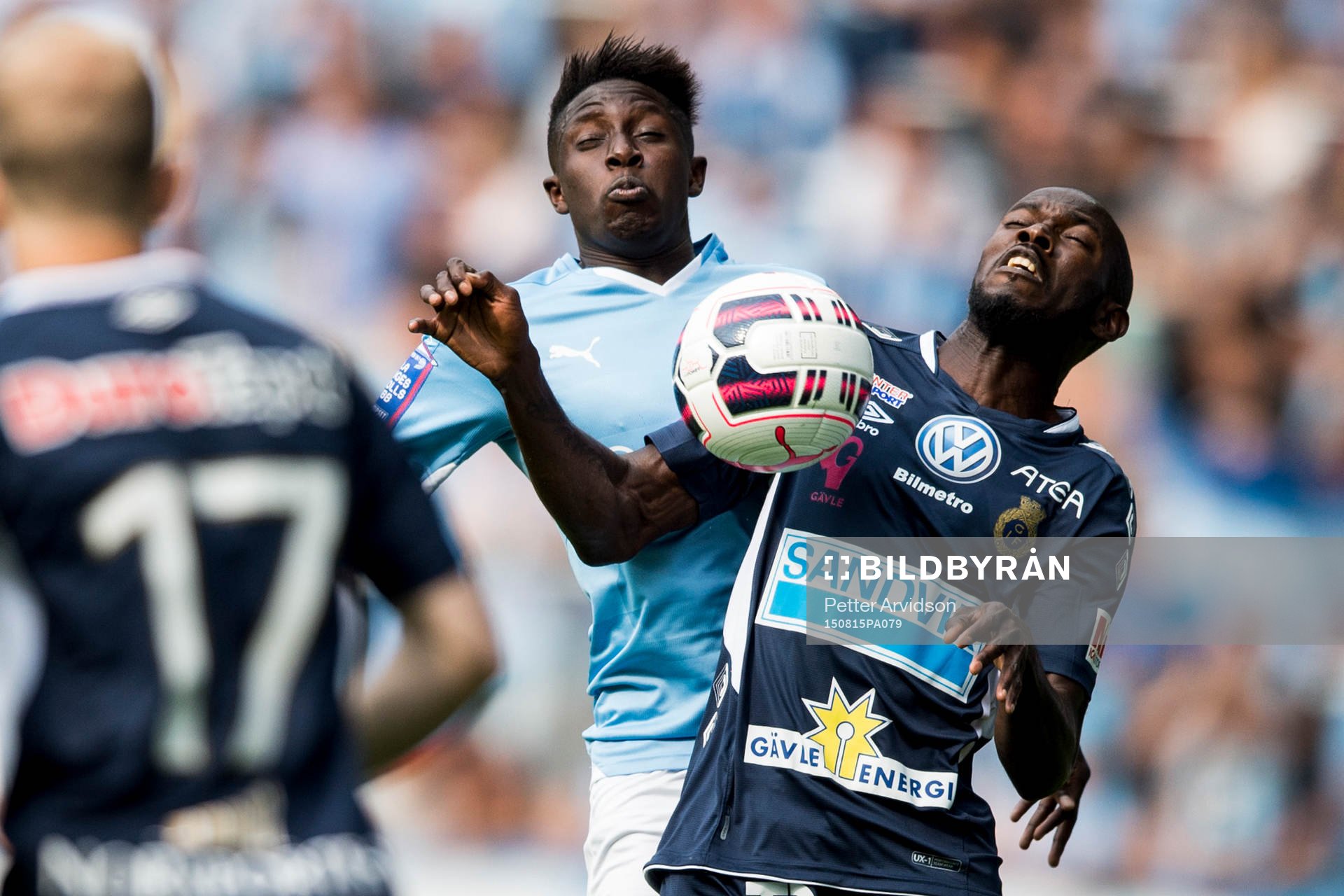 Malmö FFs Pa Konate och Gefles Dioh Williams