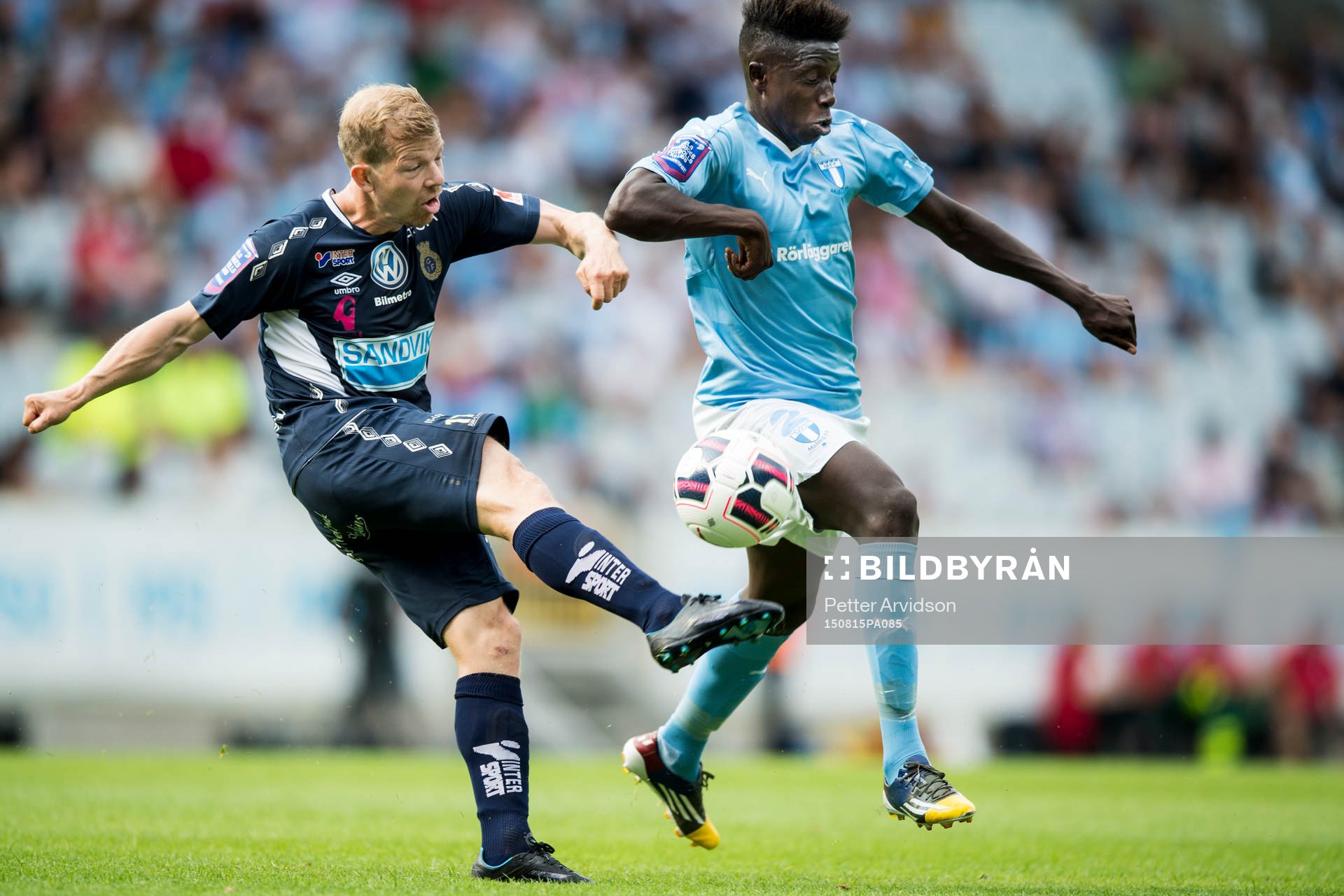 Gefles Jonas Lantto och Malmö FFs Pa Konate