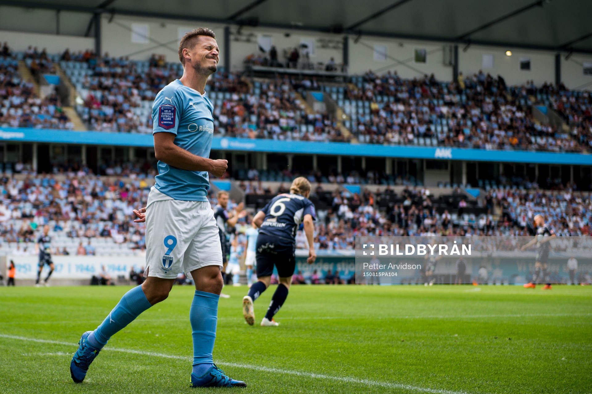 Malmö FFs Markus Rosenberg deppar