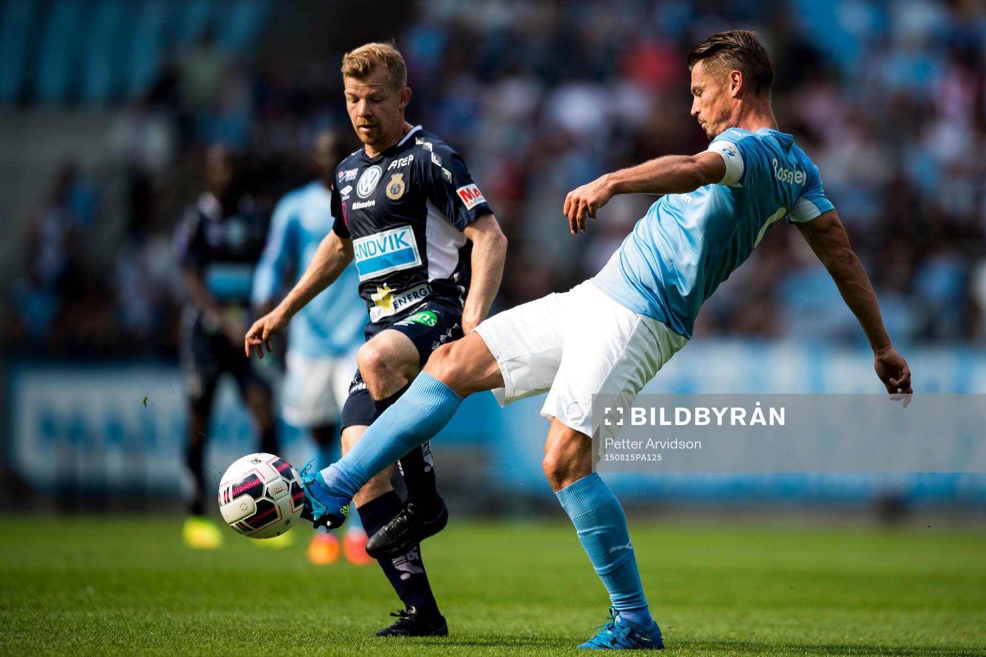 Gefles Jonas Lantto och Malmö FFs Markus Rosenberg