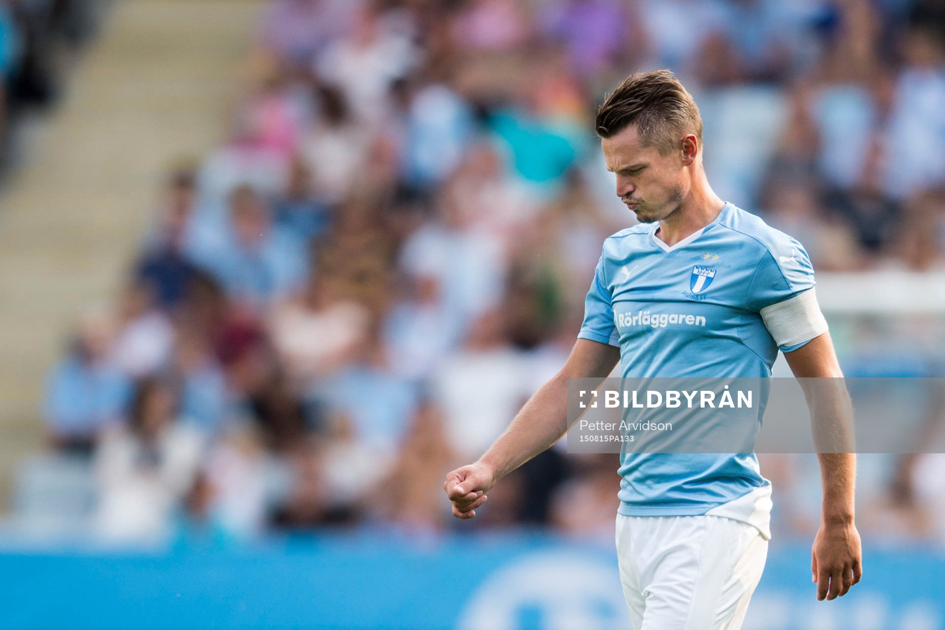 Malmö FFs Markus Rosenberg deppar