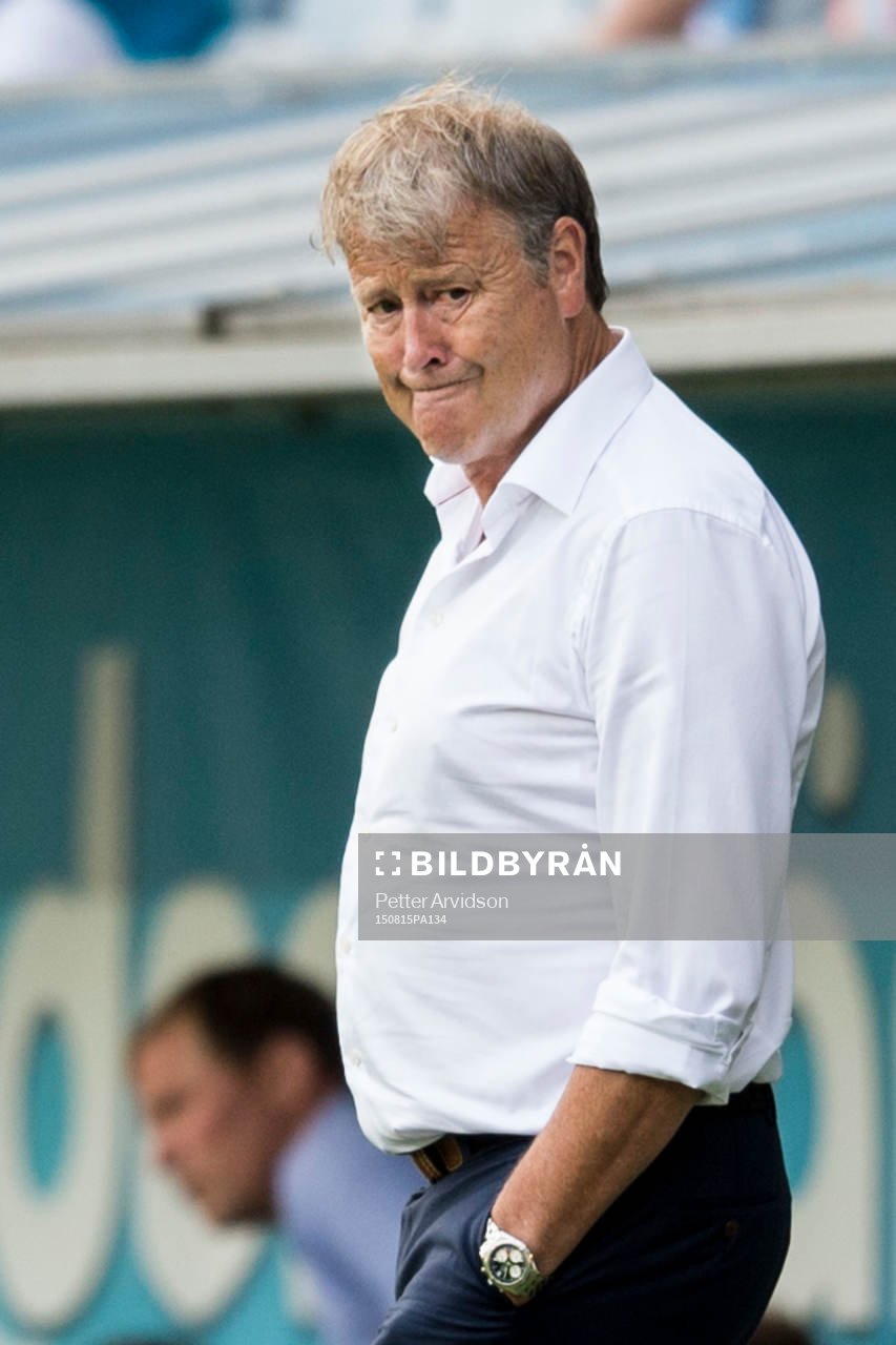 Malmö FFs tränare Åge Hareide deppar
