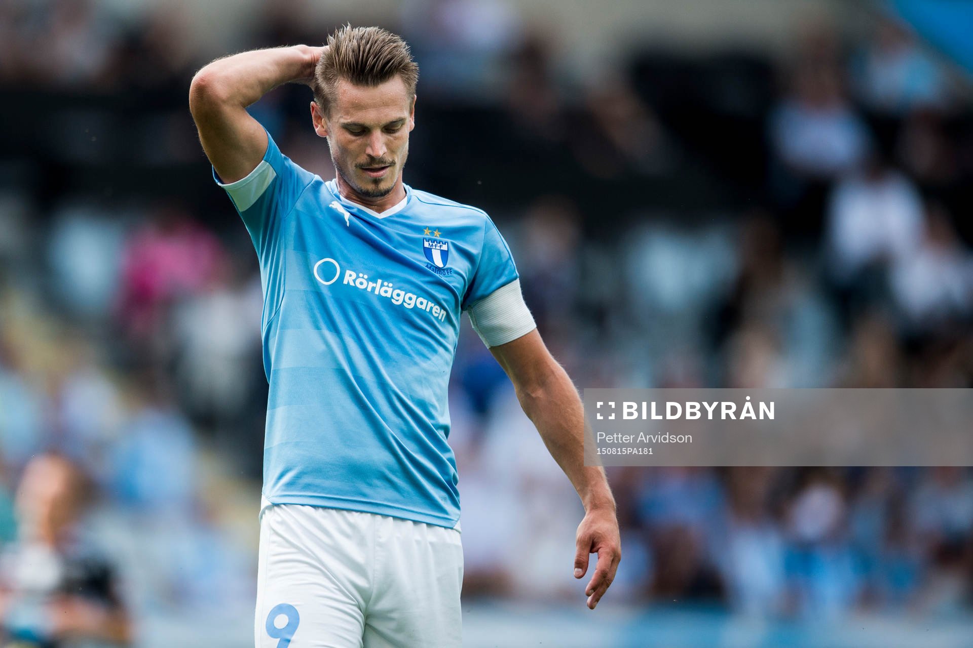 Malmö FFs Markus Rosenberg deppar