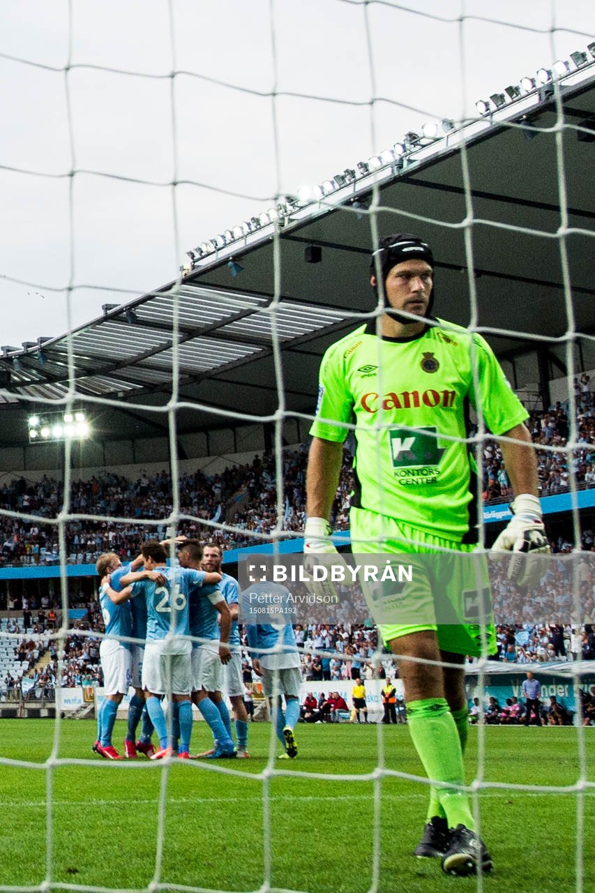 Malmö FFs spelare jublar