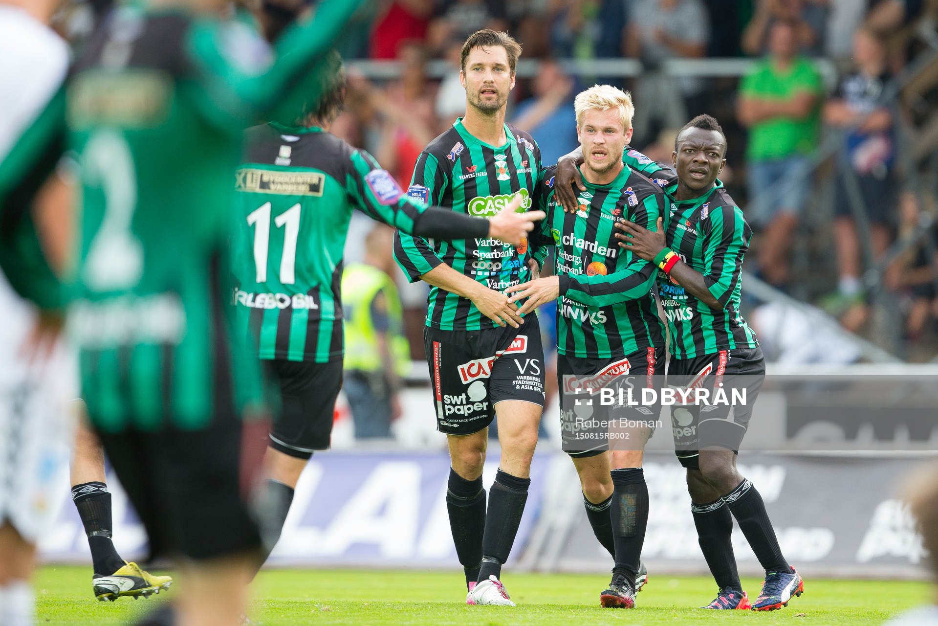 Varbergs Mats André Kaland jublar