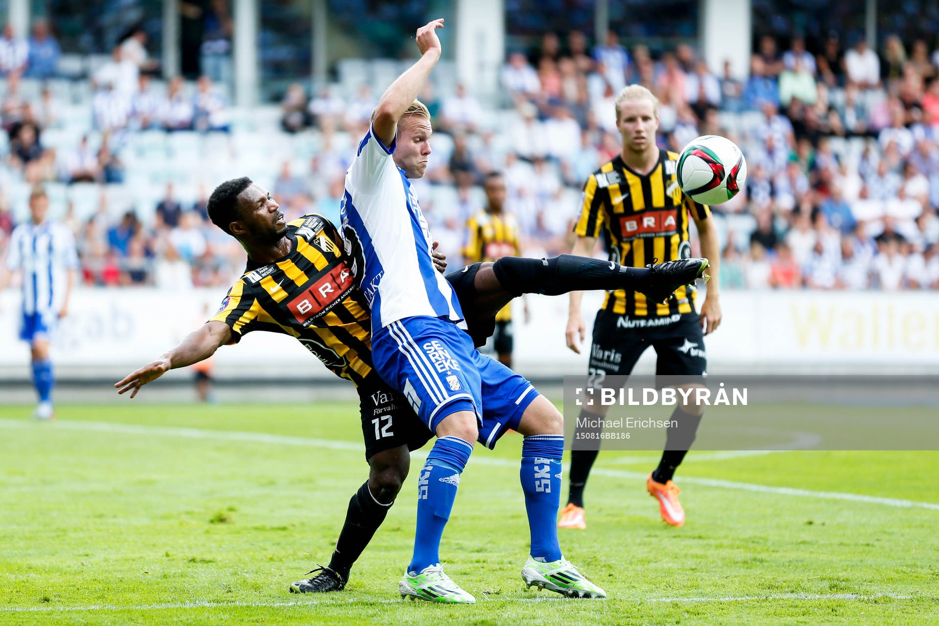 Häckens Mohammed Abubakari och IFK Göteborgs Gustav
