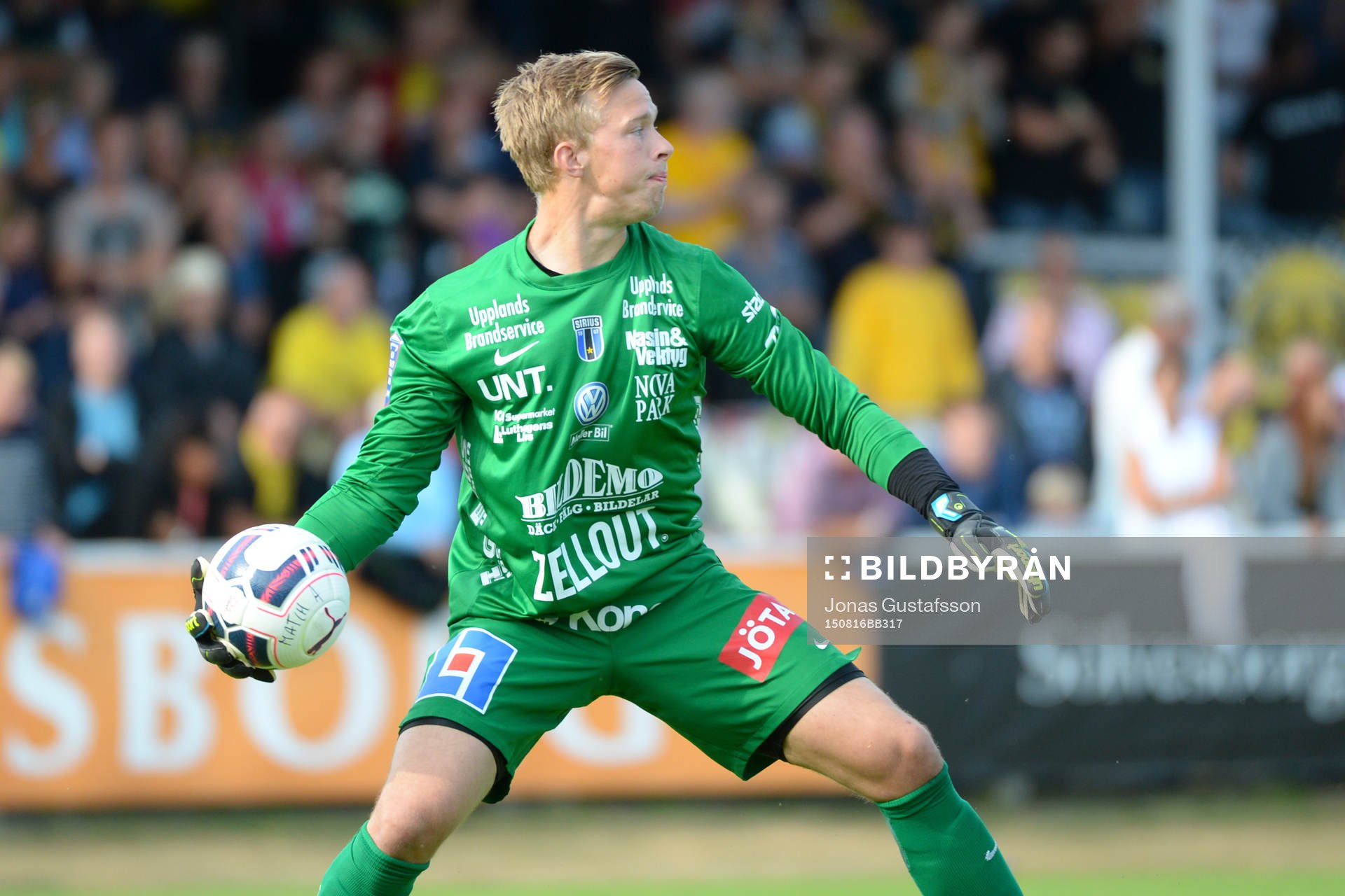 Sirius målvakt Andreas Andersson