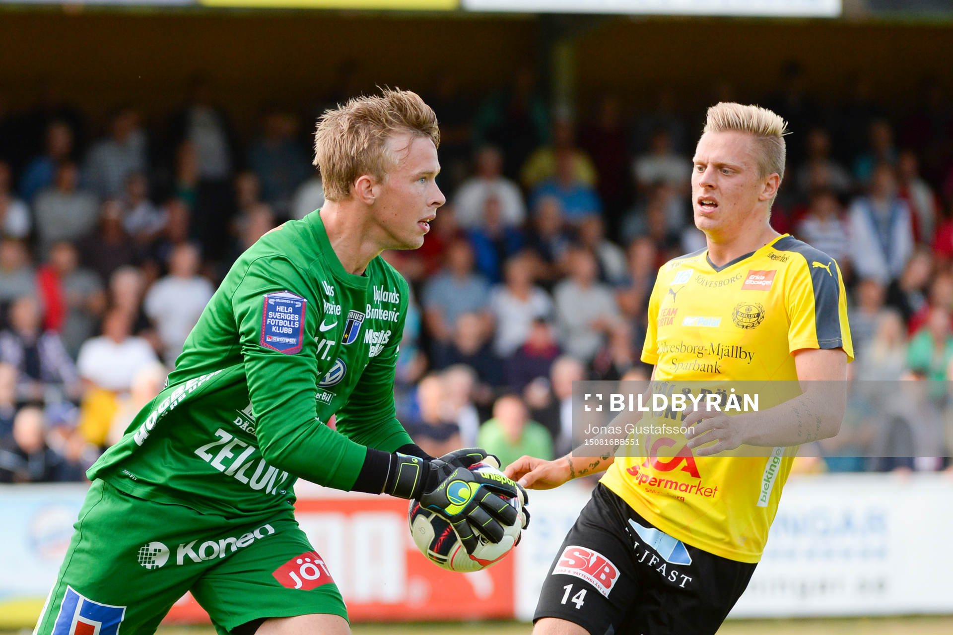 Sirius målvakt Andreas Andersson
