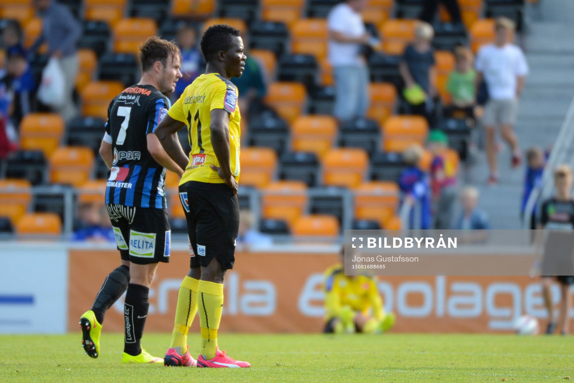 Mjällbys Ibrahim Teteh Bangura  deppar
