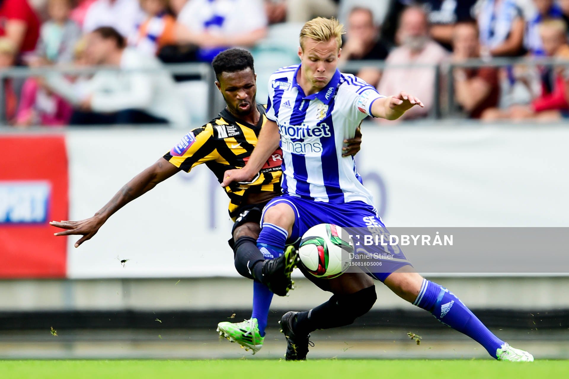 IFK Göteborgs Gustav Engvall och Häckens Mohammed