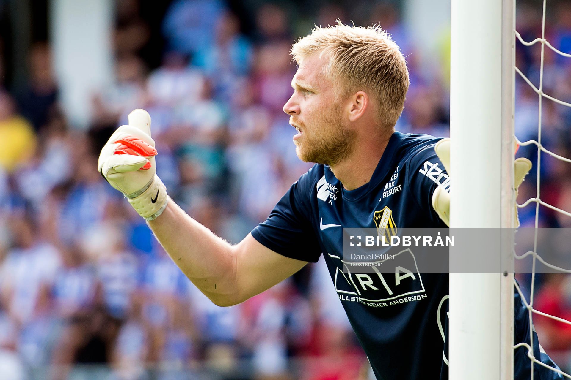 Häckens målvakt Peter Abrahamsson