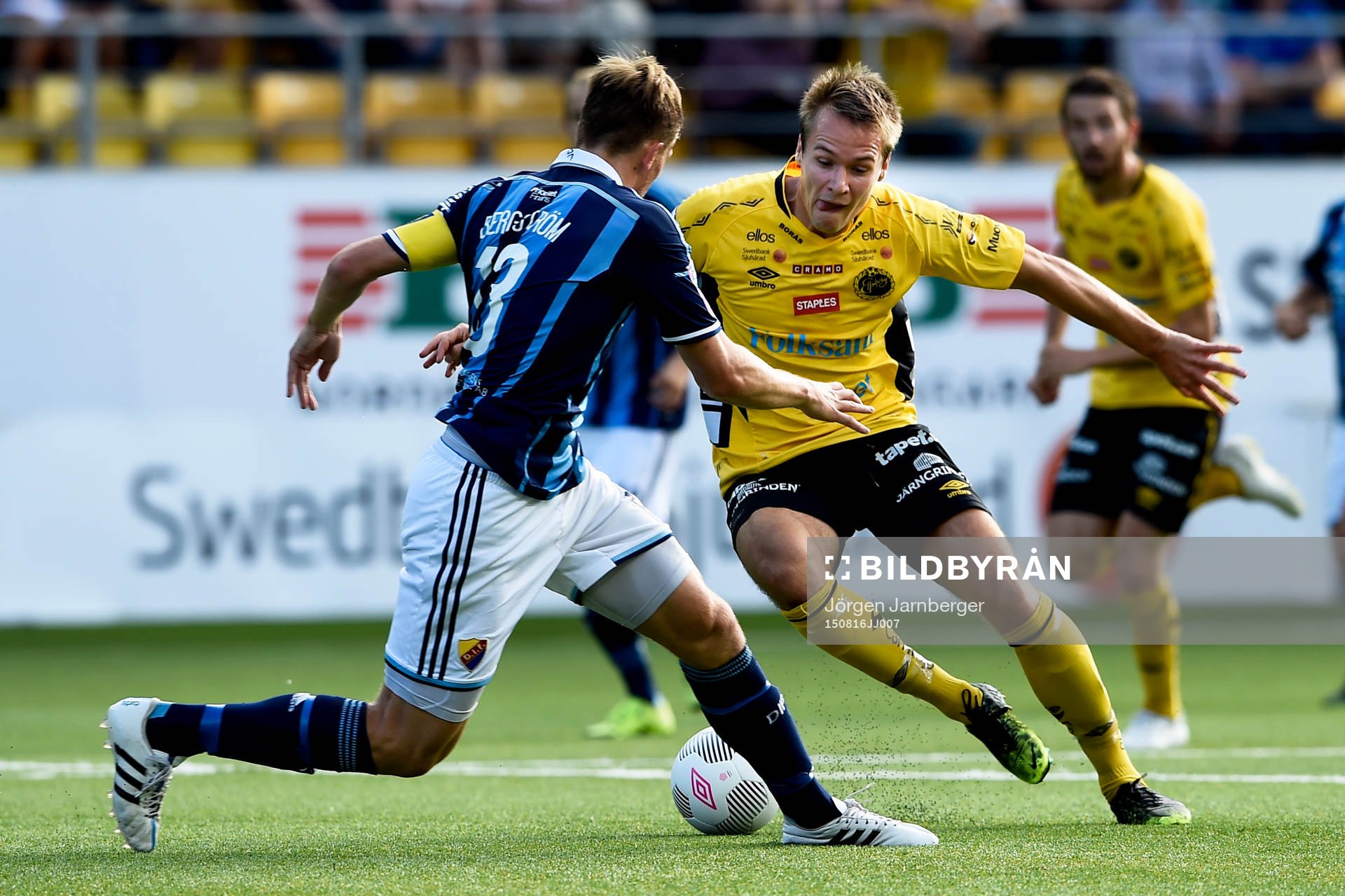 Elfsborgs Viktor Prodell och Djurgårdens Emil Bergström
