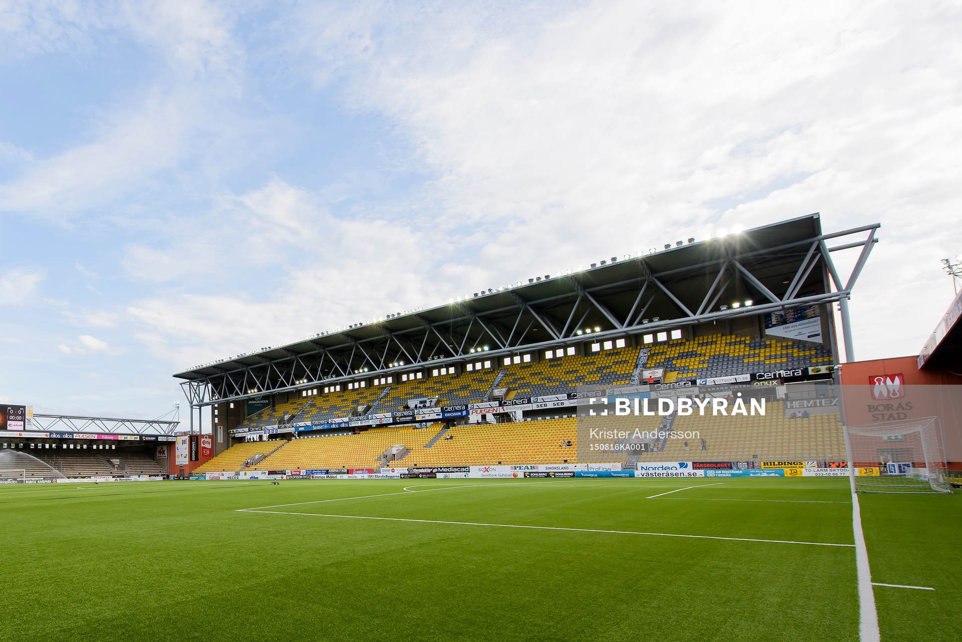 Borås Arena före en fotbollsmatch i Allsvenskan mellan