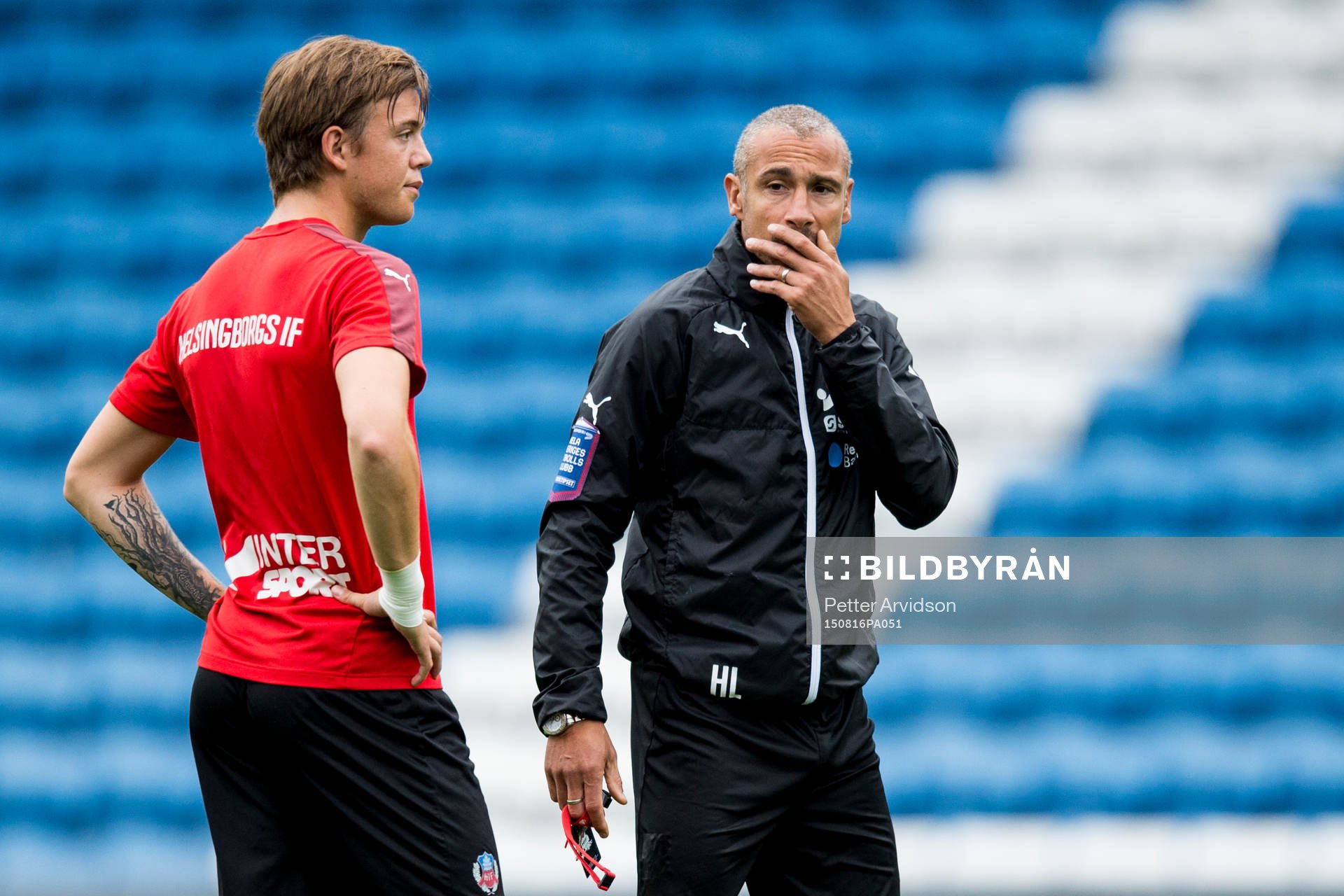 Alexander Achinioti Jönsson och manager Henrik Larsson
