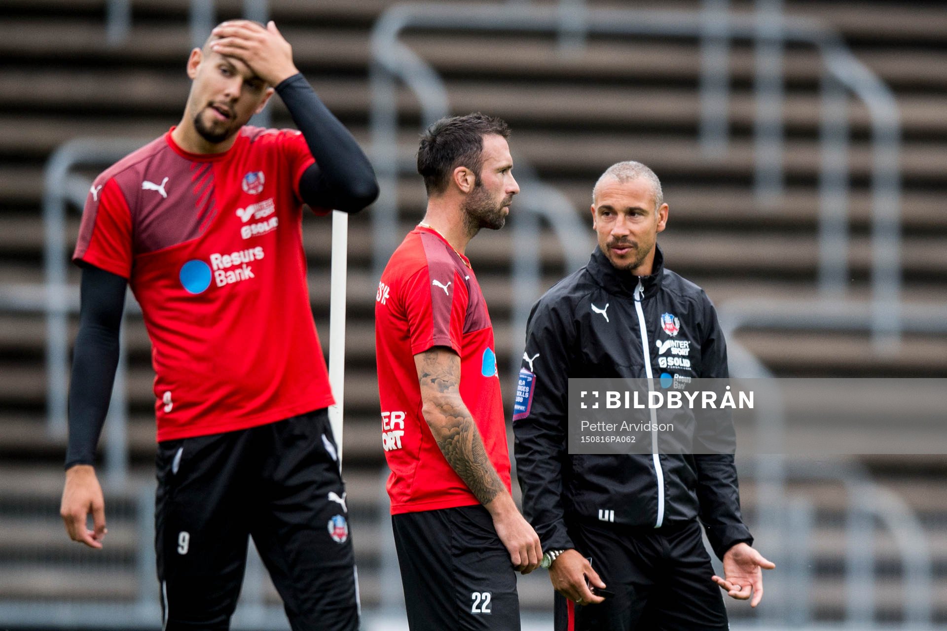 Robin Simovic, Rade Prica och manager Henrik Larsson