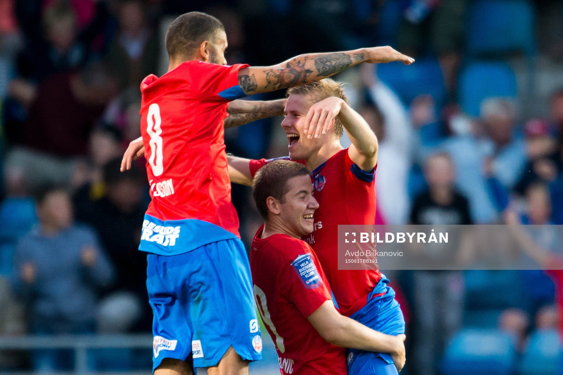 Helsingborgs Johan Mårtensson jublar