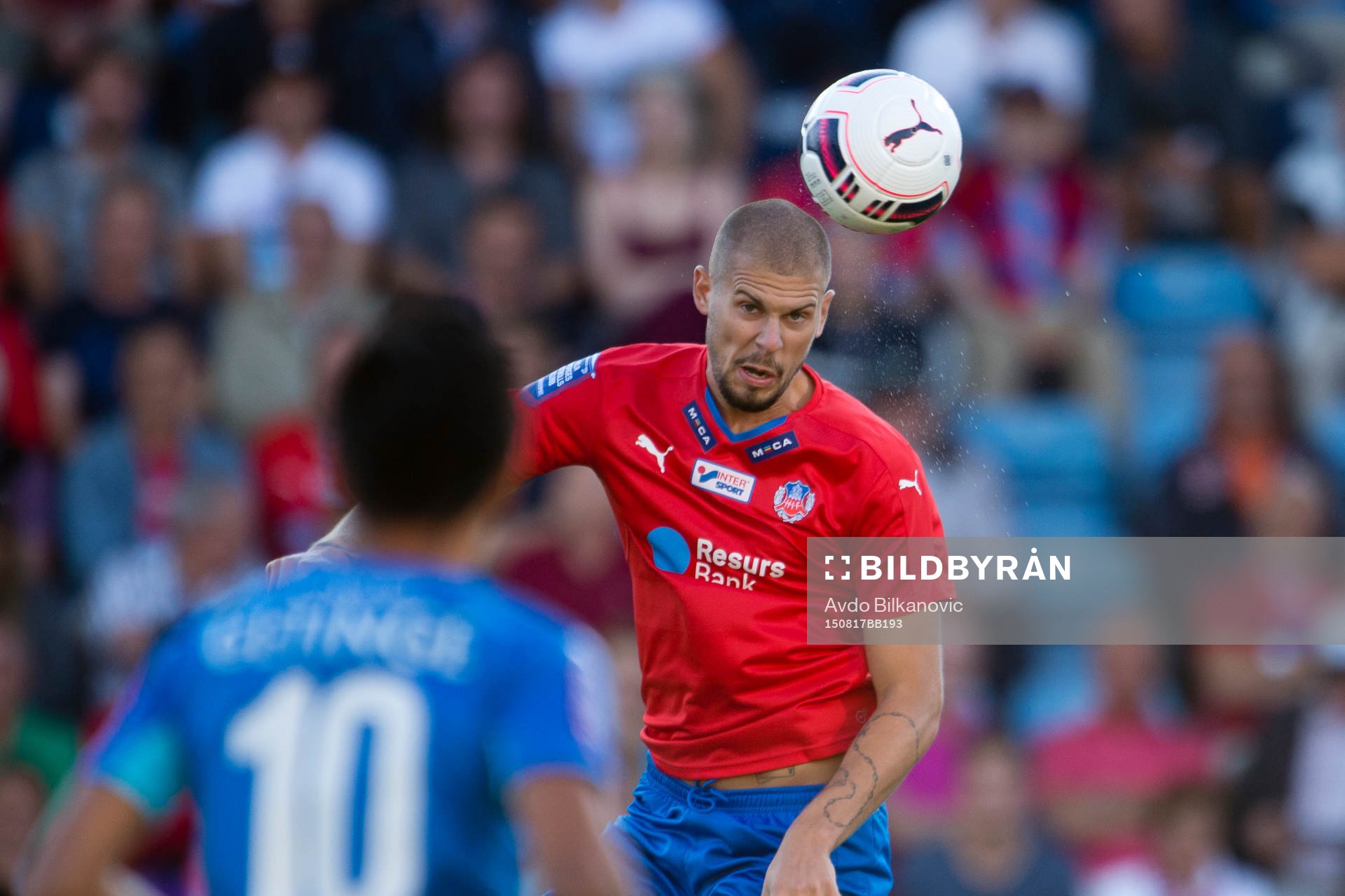 Helsingborgs Robin Simovic nickar