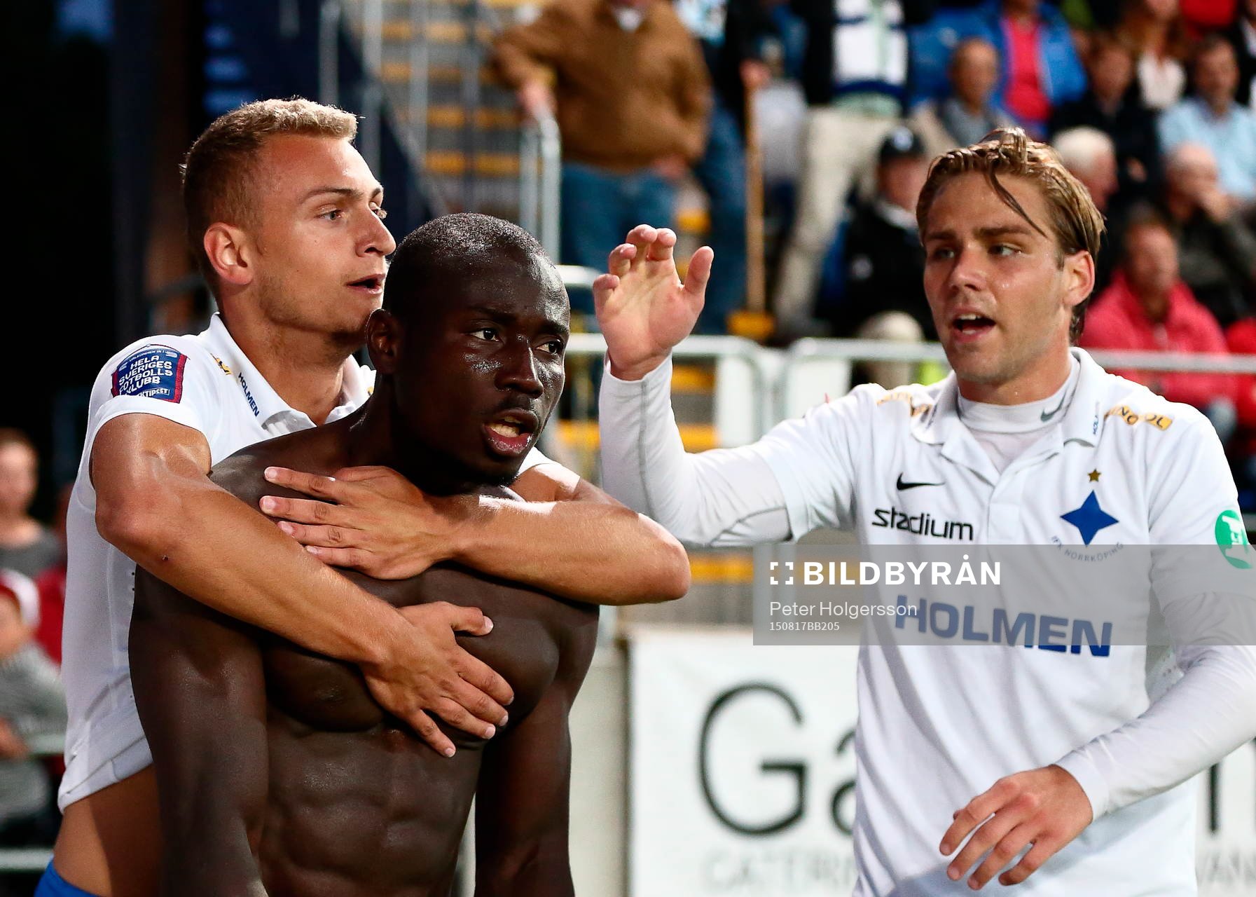 Norrköpings Gentrit Citaku, Alhaji Kamara och Christoffer