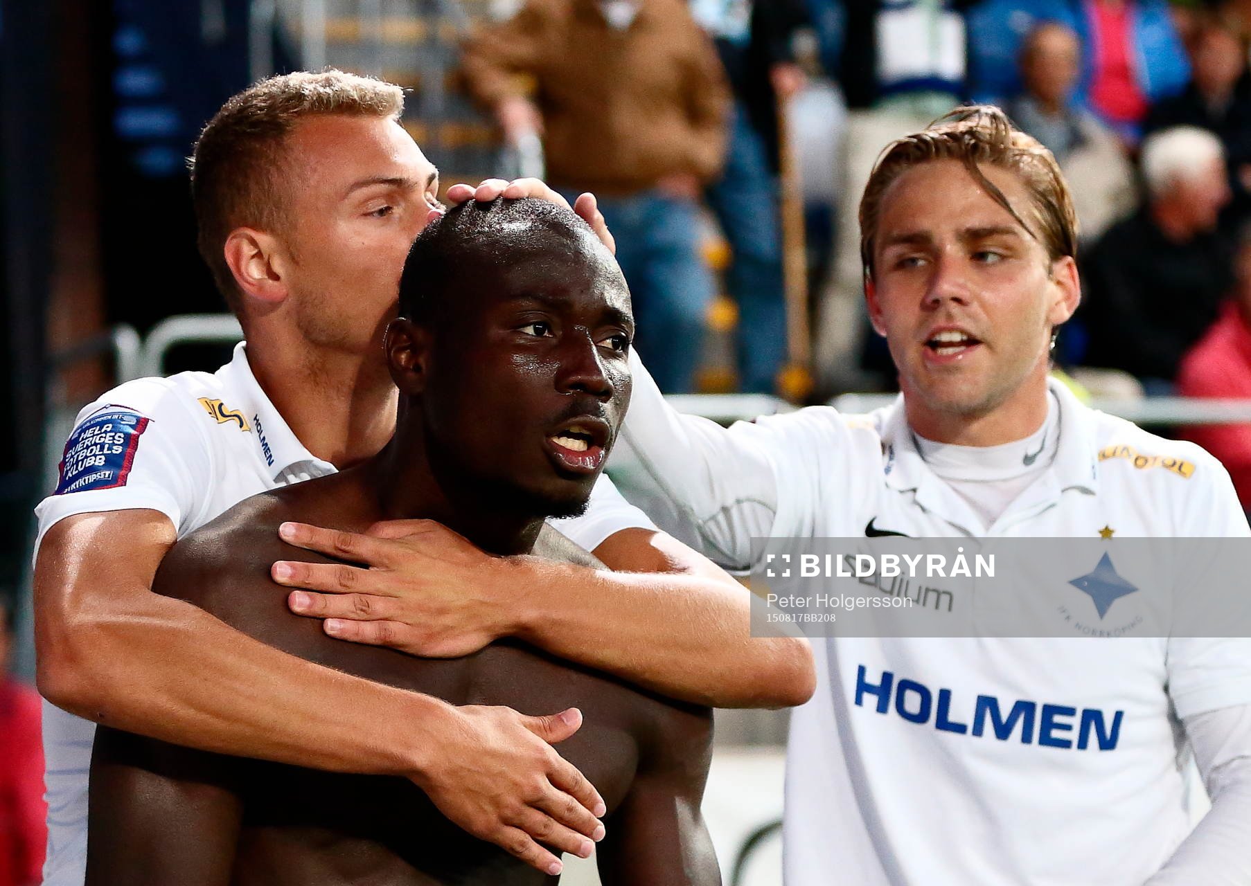 Norrköpings Gentrit Citaku, Alhaji Kamara och Christoffer