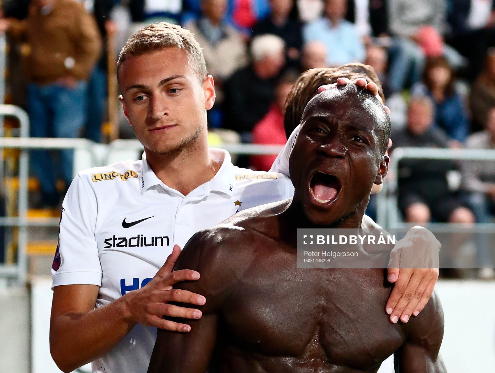 Norrköpings Gentrit Citaku, Alhaji Kamara jublar