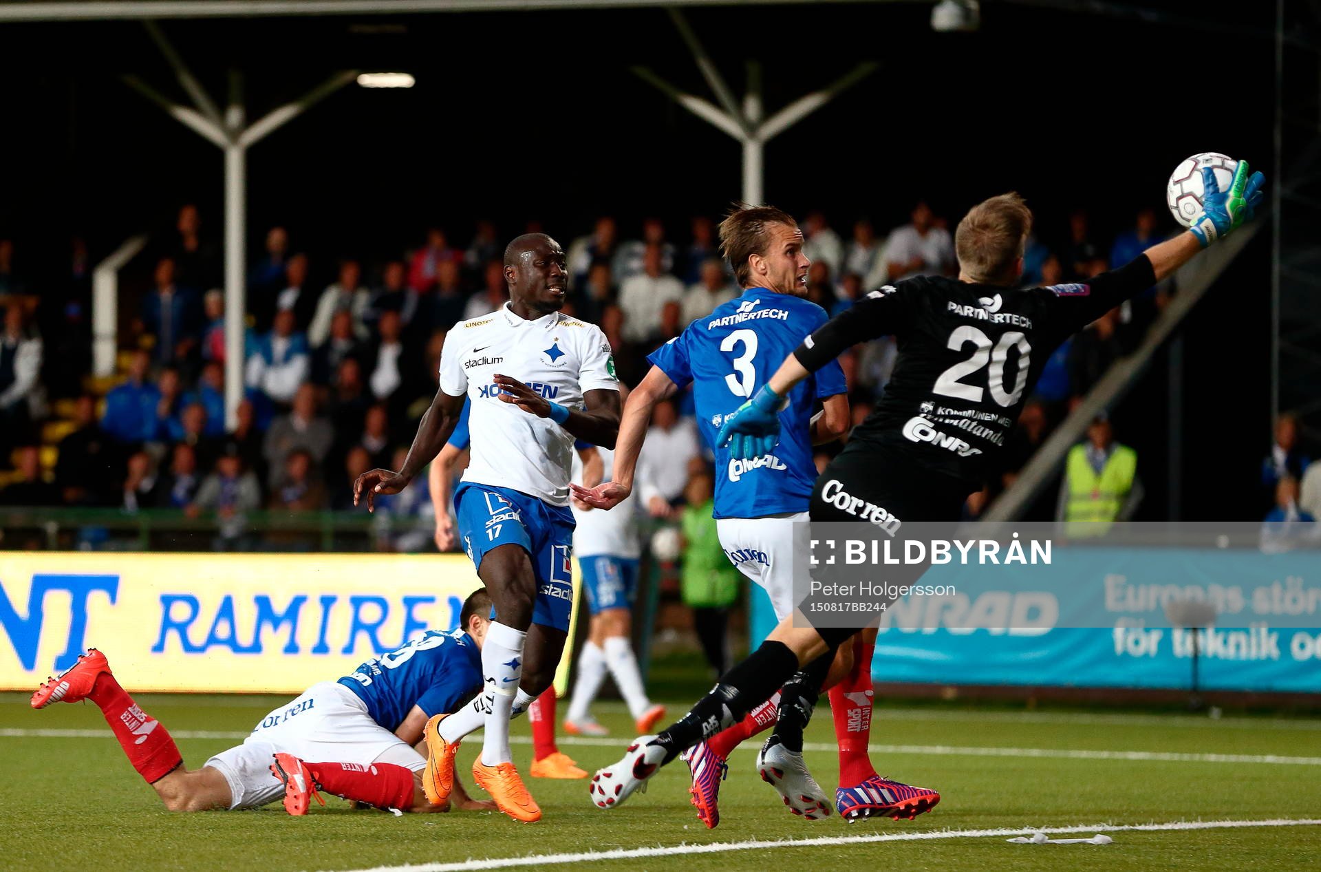 Räddning av Åtvidabergs målvakt Gustav Jansson
