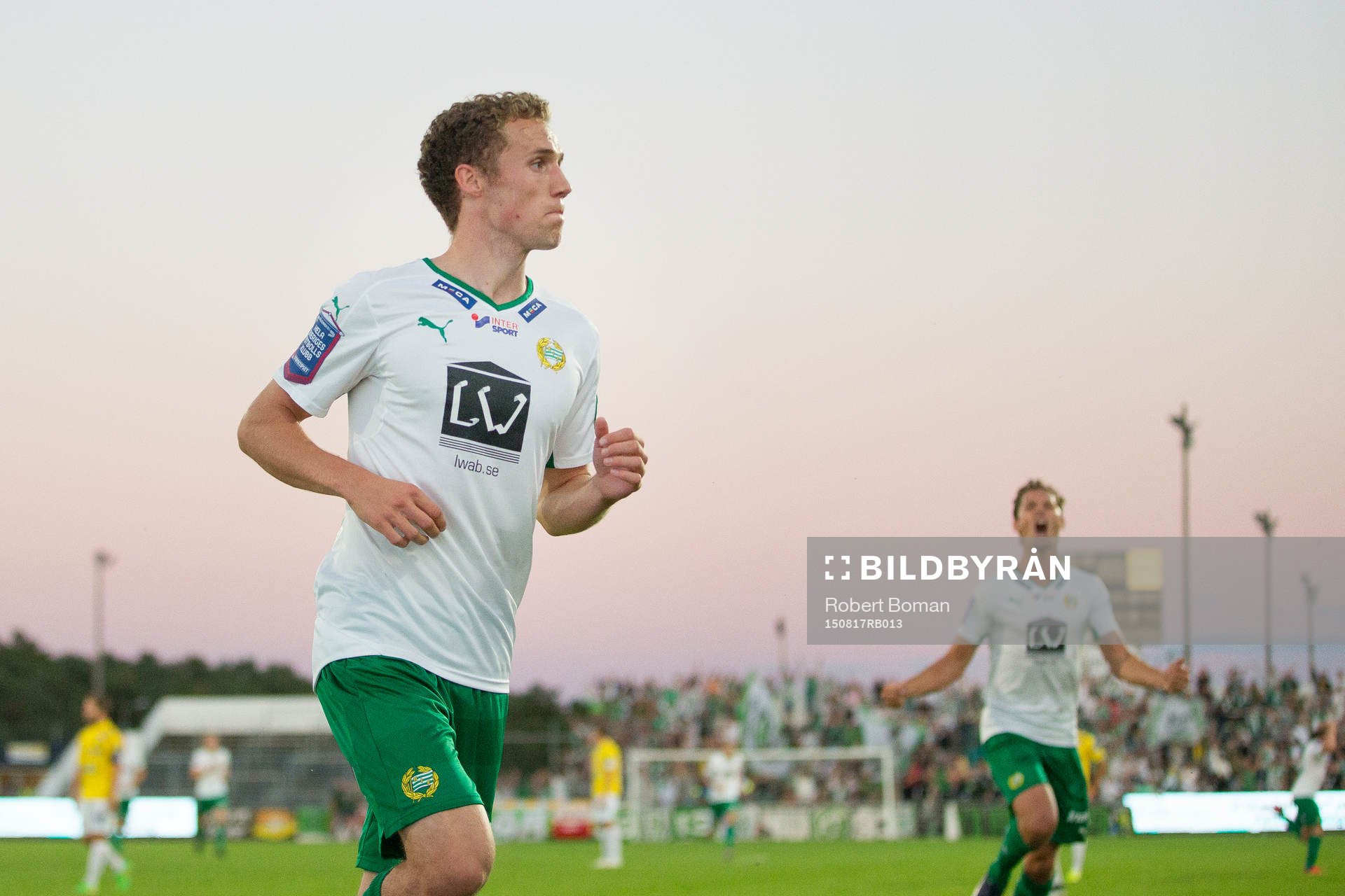 Hammarbys Fredrik Torsteinbö jublar