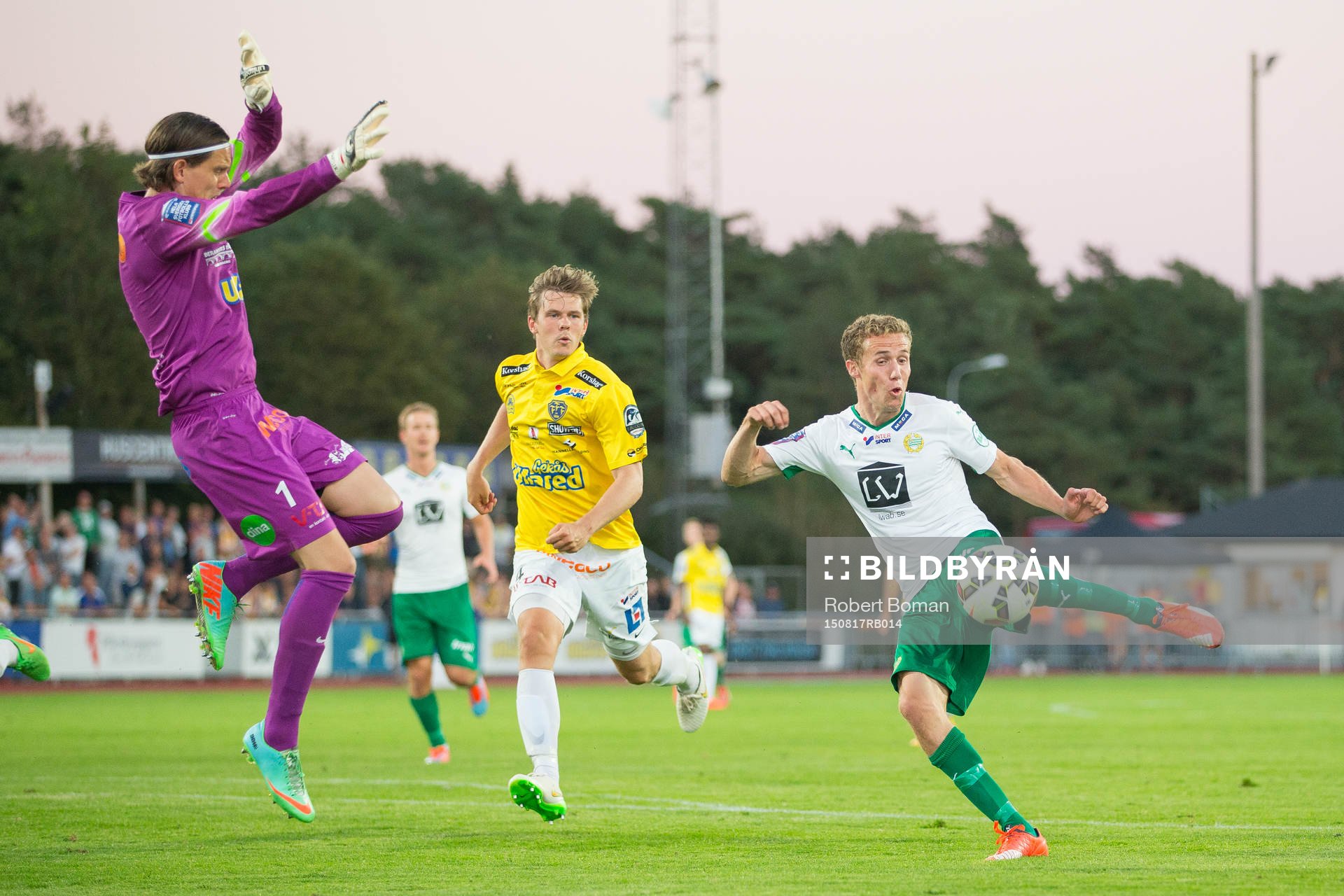 Hammarbys Fredrik Torsteinbö gör 1-0