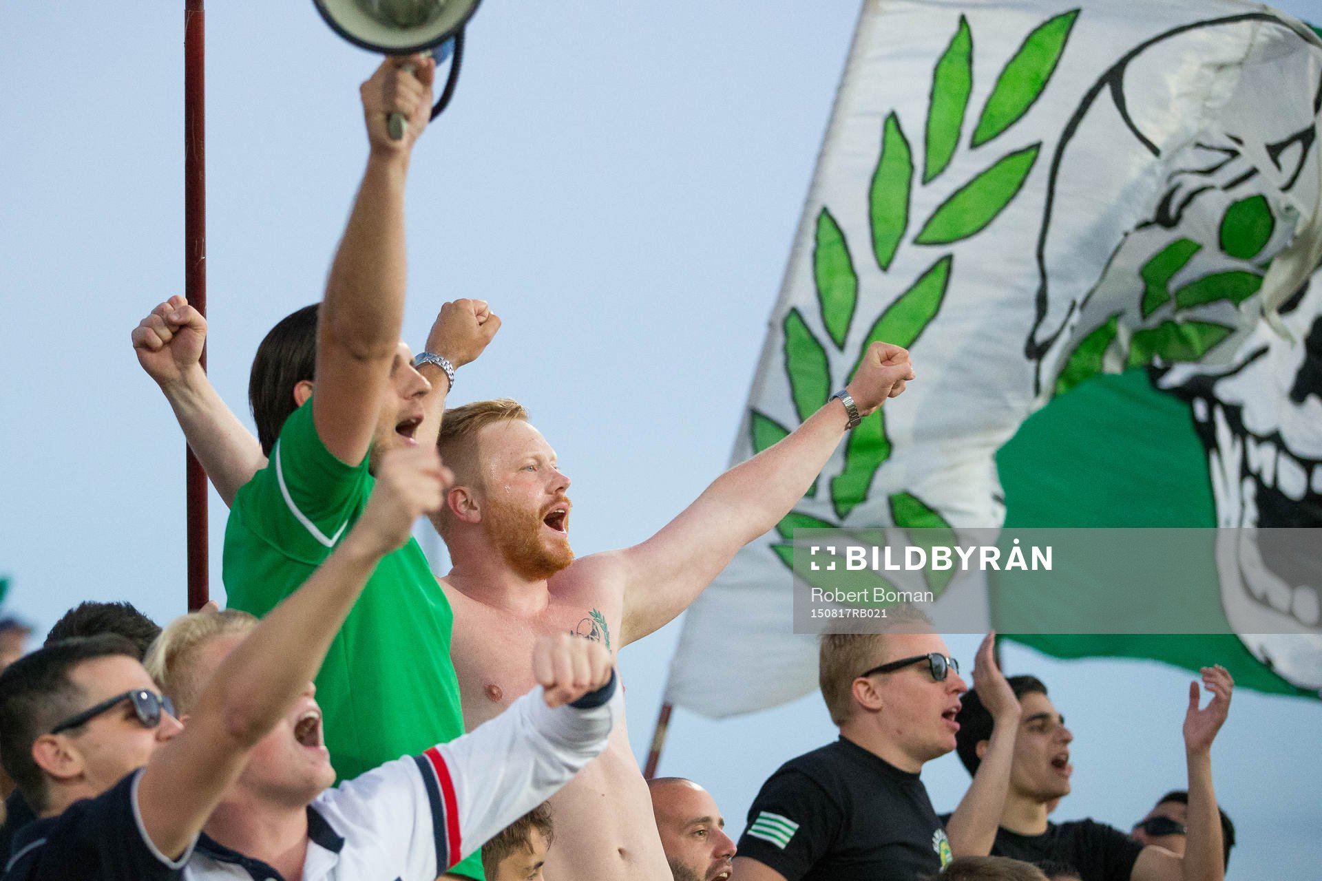 Hammarbys fans jublar