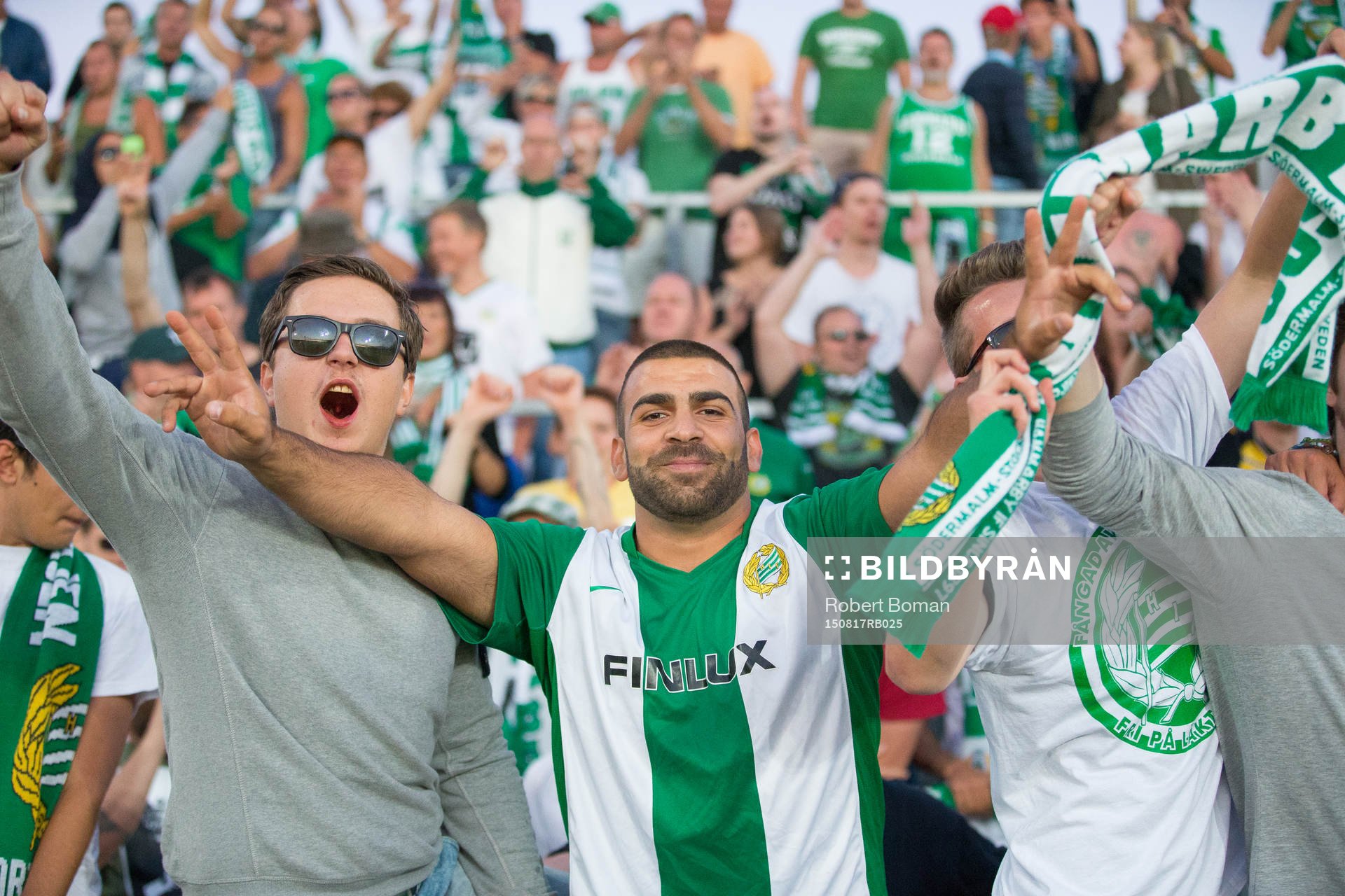 Hammarbys fans jublar