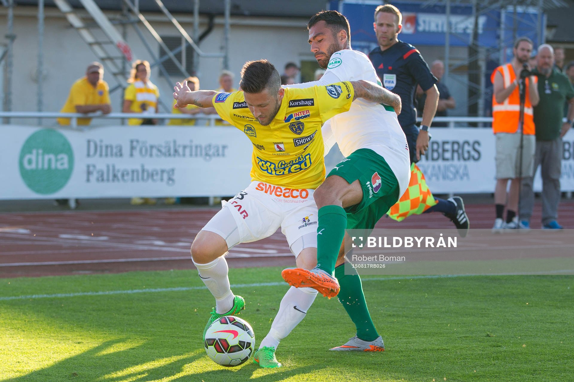 Falkenbergs Tibor Joza och Hammarbys Imad Khalili