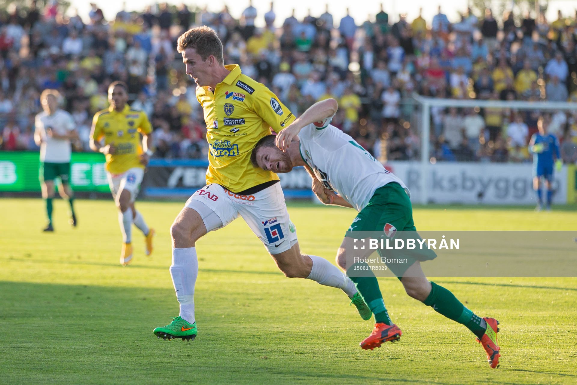 Falkenbergs Adam Eriksson och Hammarbys Måns Söderqvist