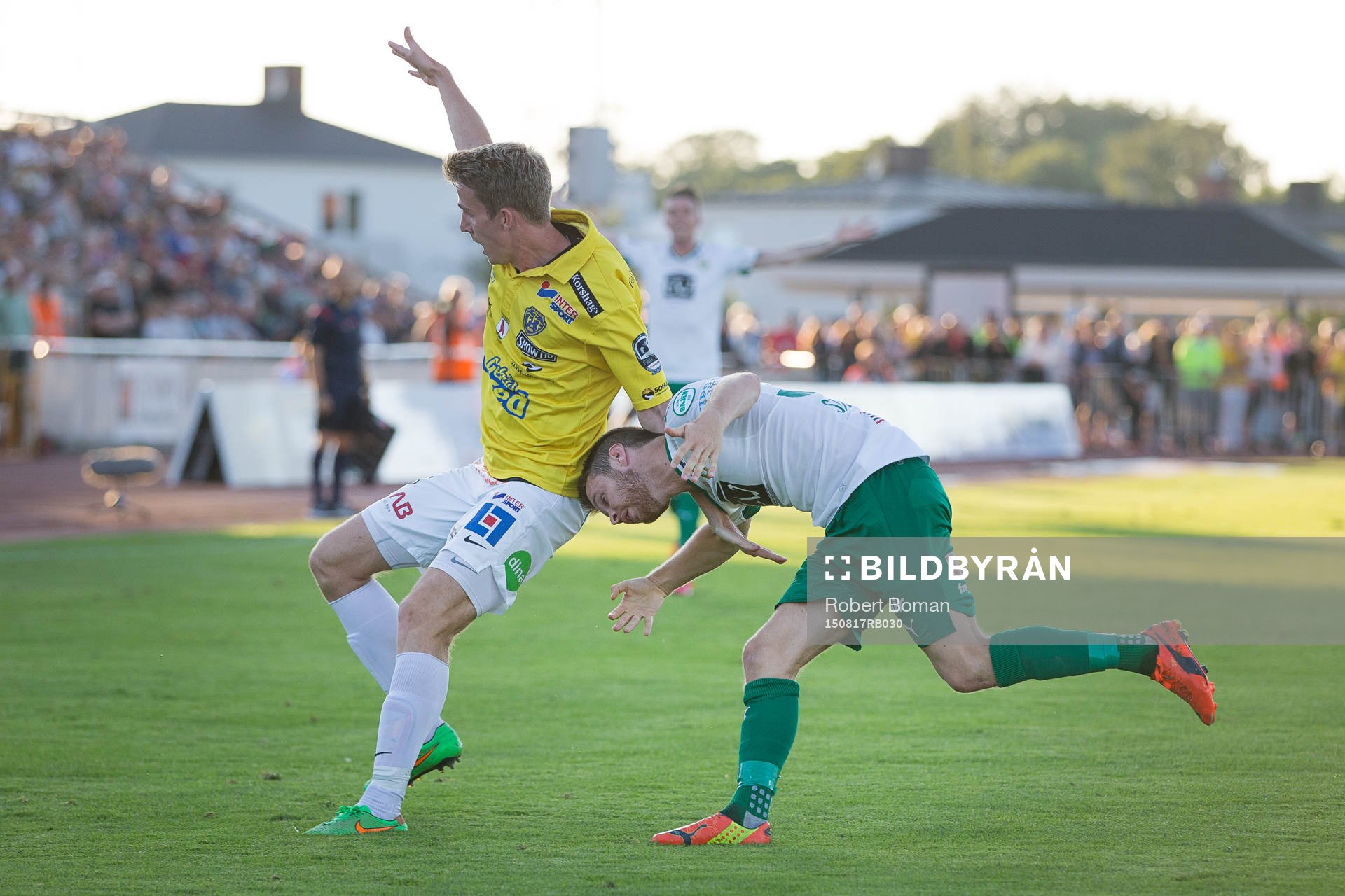 Falkenbergs Adam Eriksson och Hammarbys Måns Söderqvist