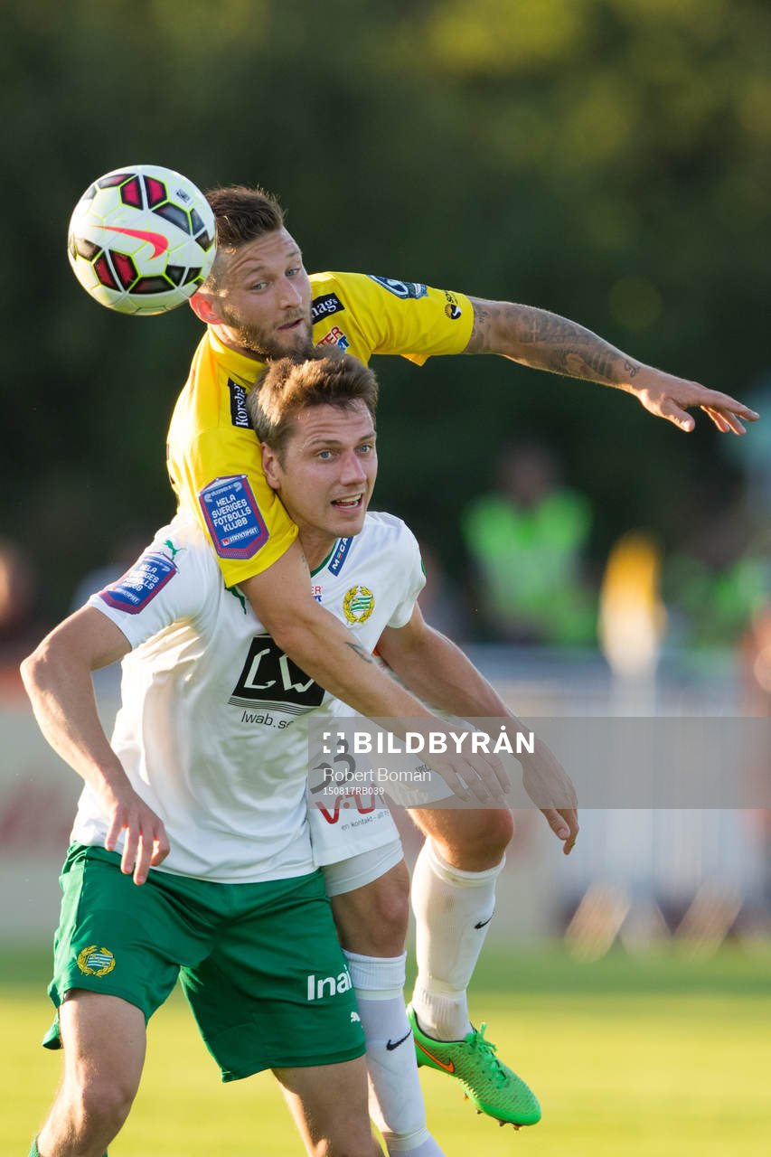 Falkenbergs Tibor Joza och Hammarbys Nahir Besara