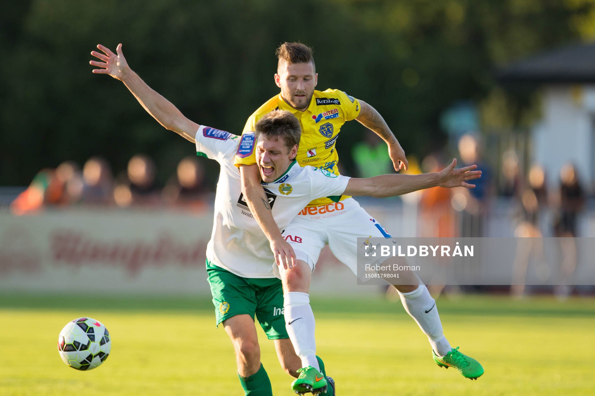 Falkenbergs Tibor Joza och Hammarbys Nahir Besara