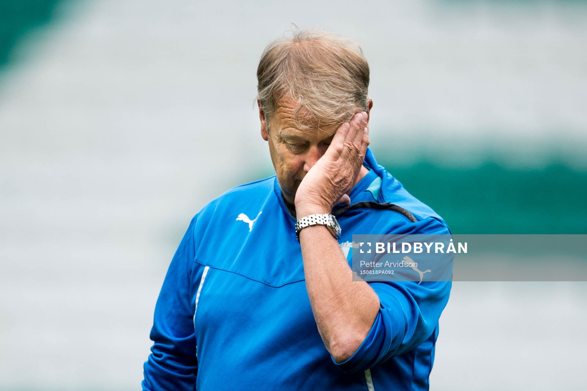 Malmö FFs tränare Åge Hareide deppar